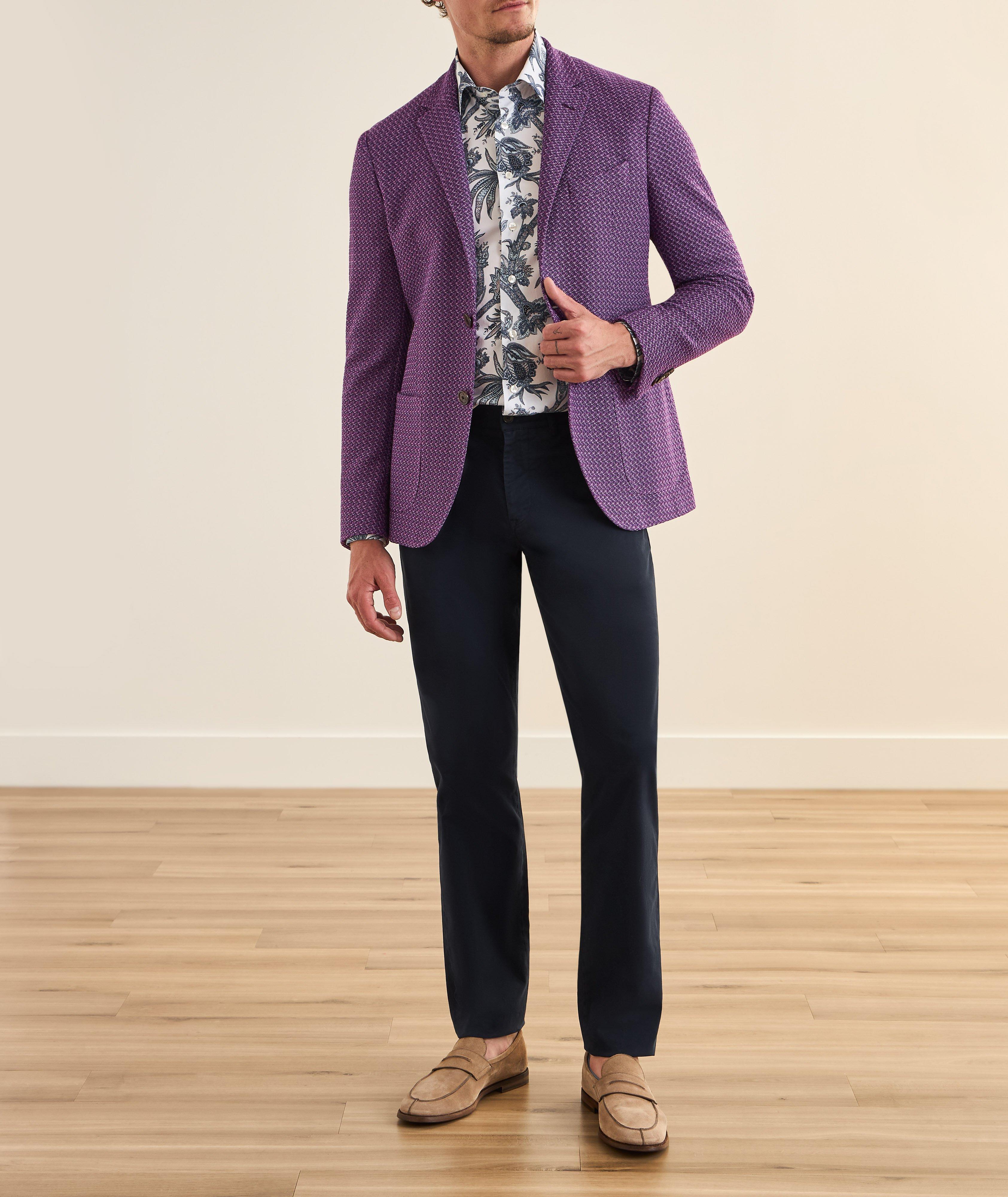 Etro Floral Stretch-Cotton Jersey Shirt | Casual Shirts | Harry Rosen
