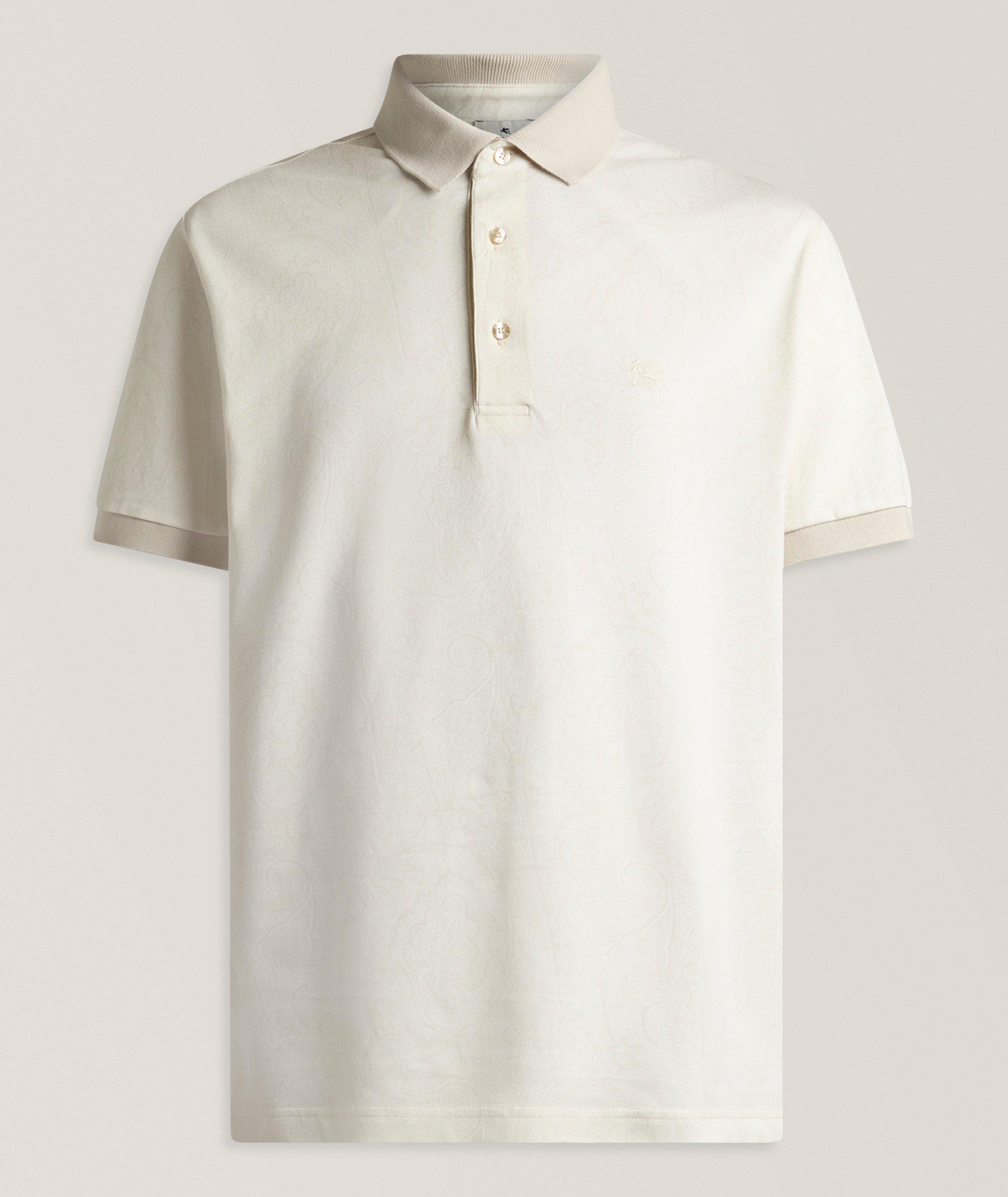Etro Paisley-Print Cotton Polo