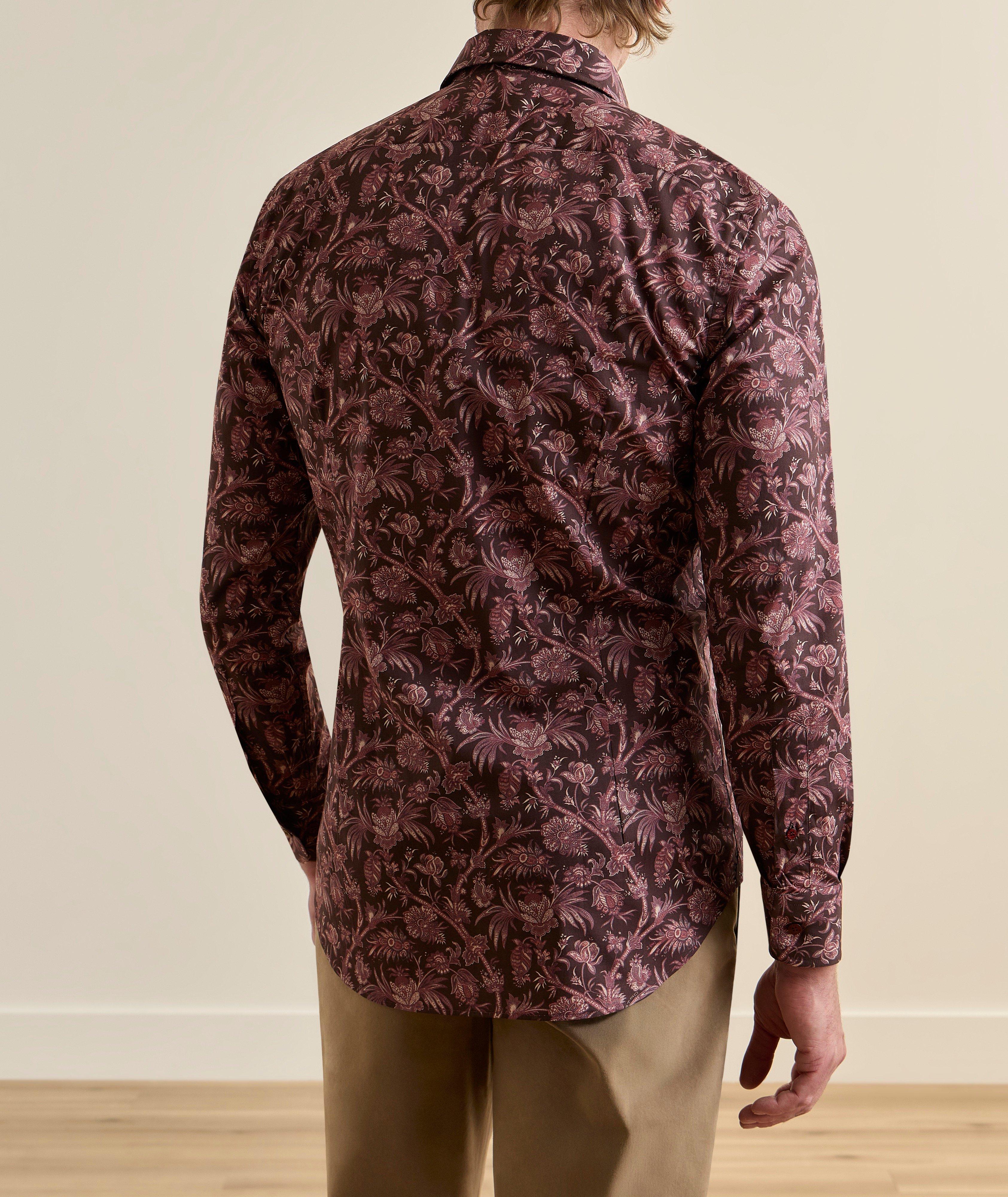 Paisley Floral Stretch-Cotton Shirt image 3