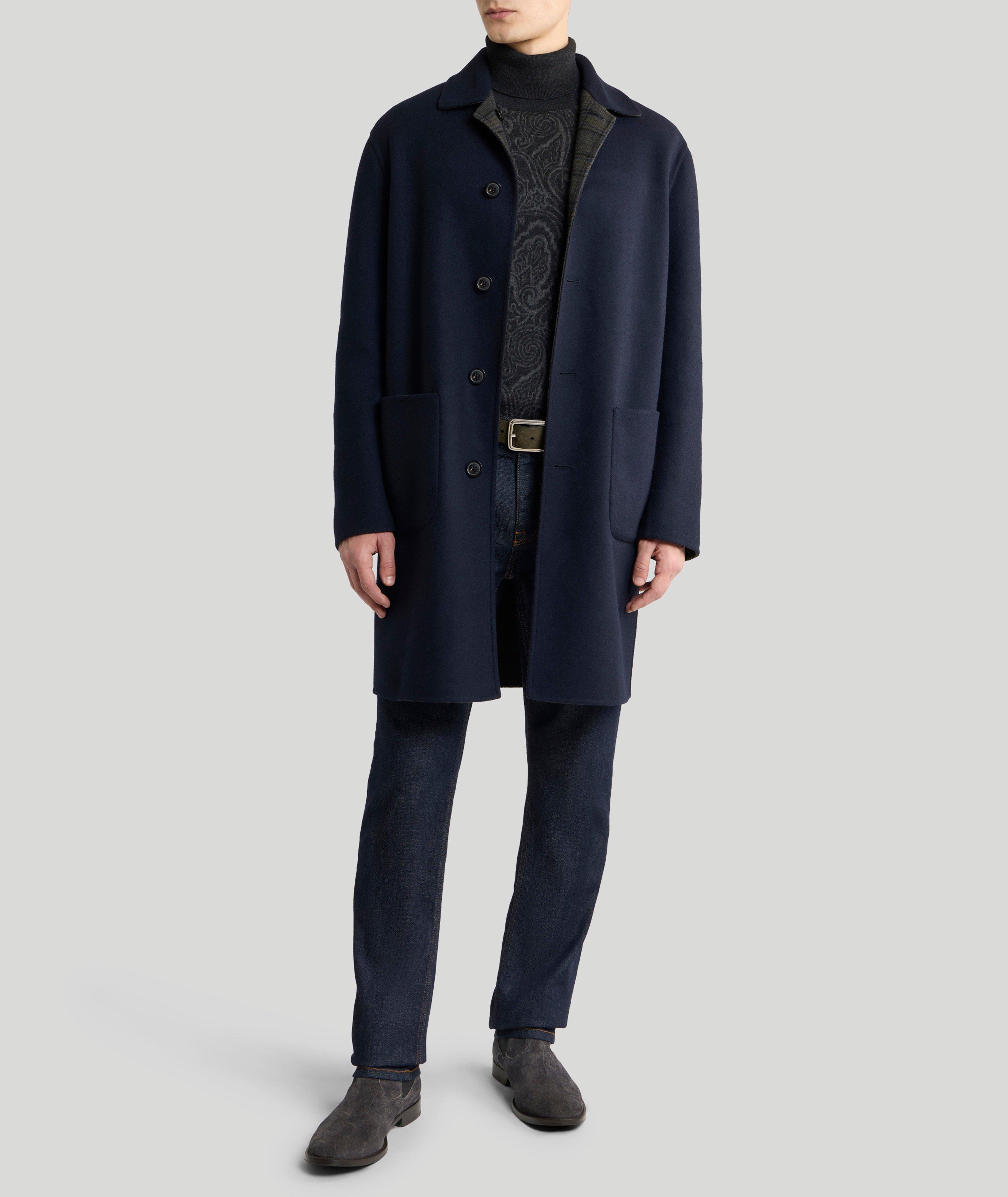 Reversible Wool-Blend Coat image 2