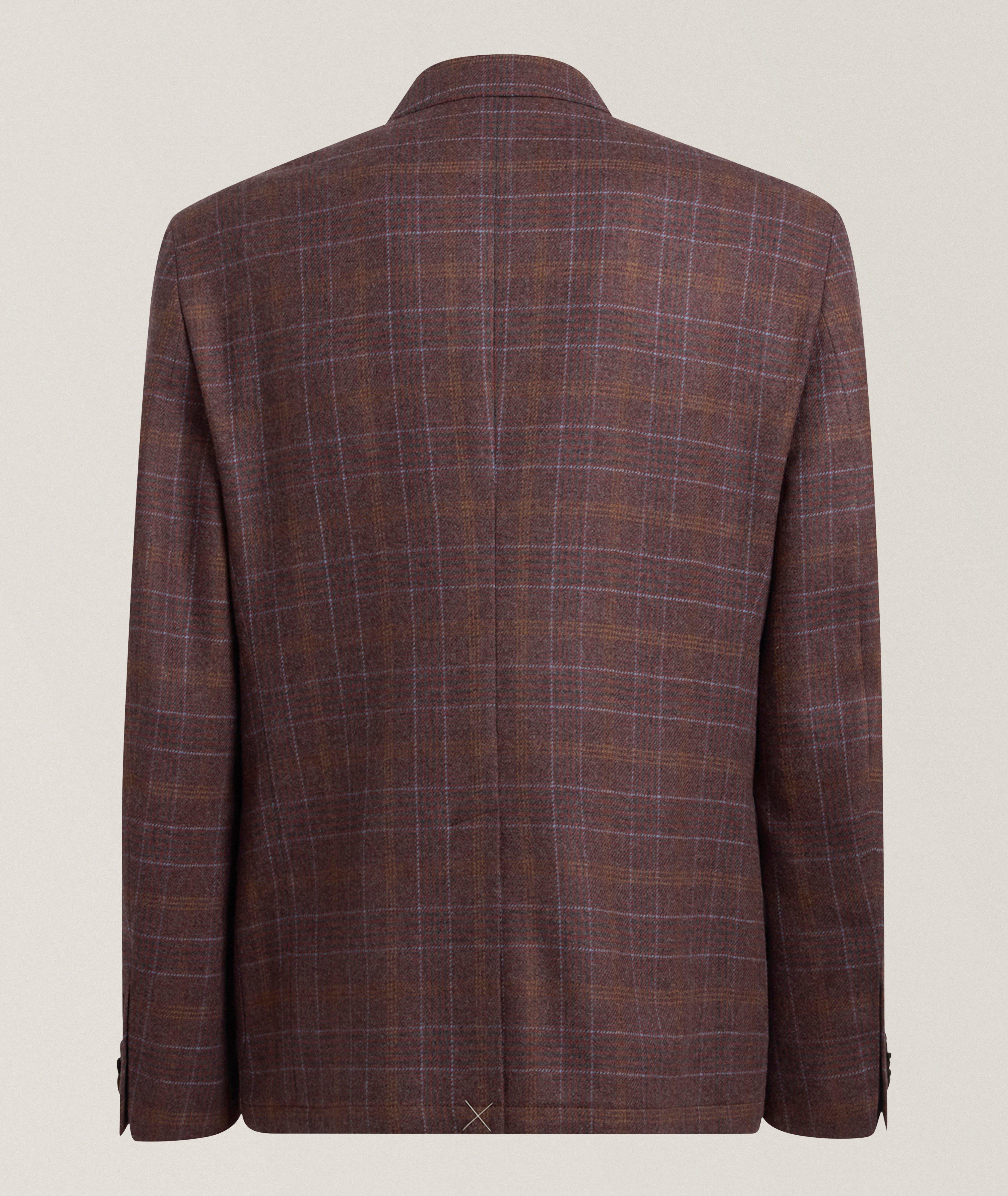 Checked Wool-Cashmere Sport Jacket  image 1