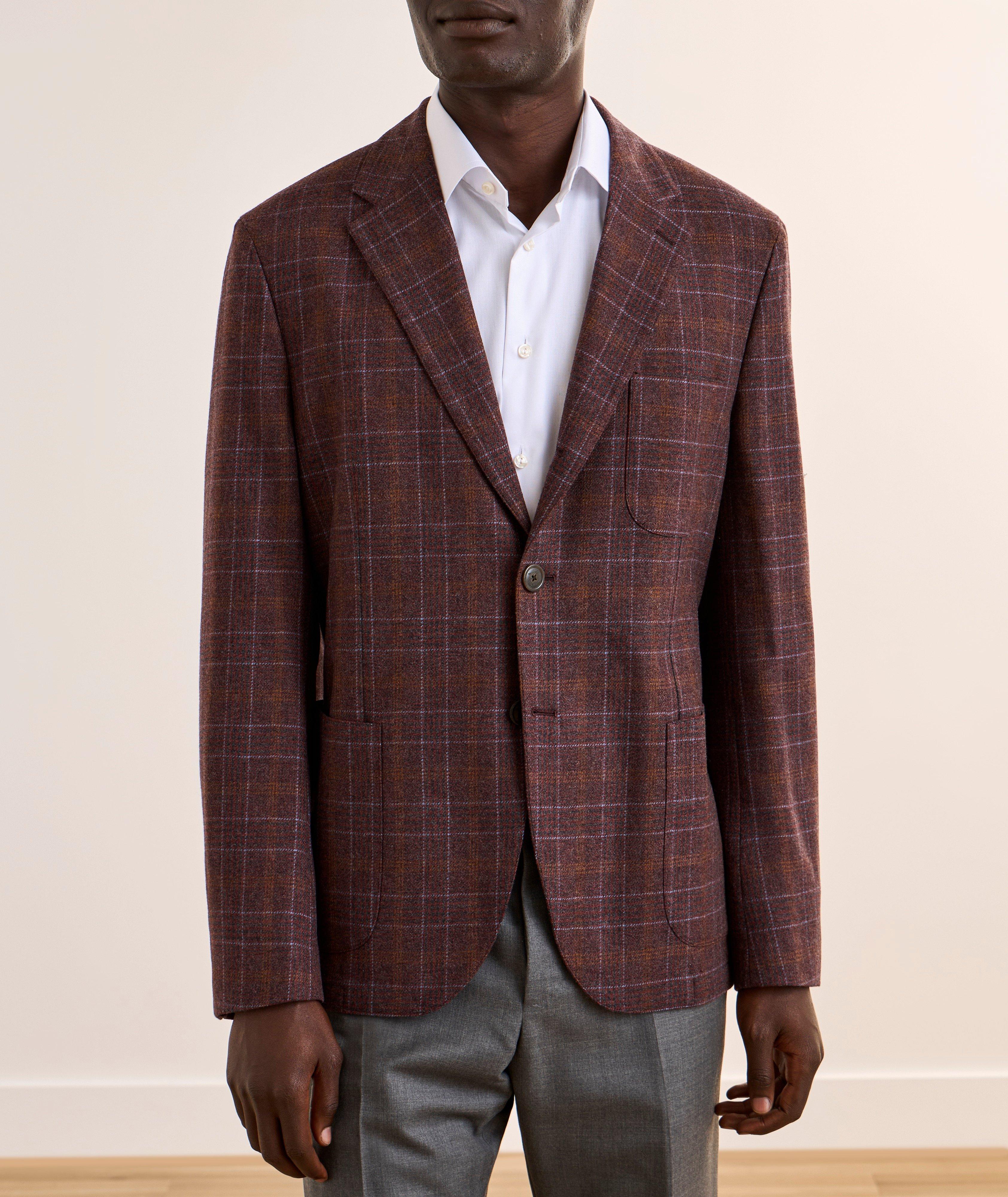 Checked Wool-Cashmere Sport Jacket  image 2
