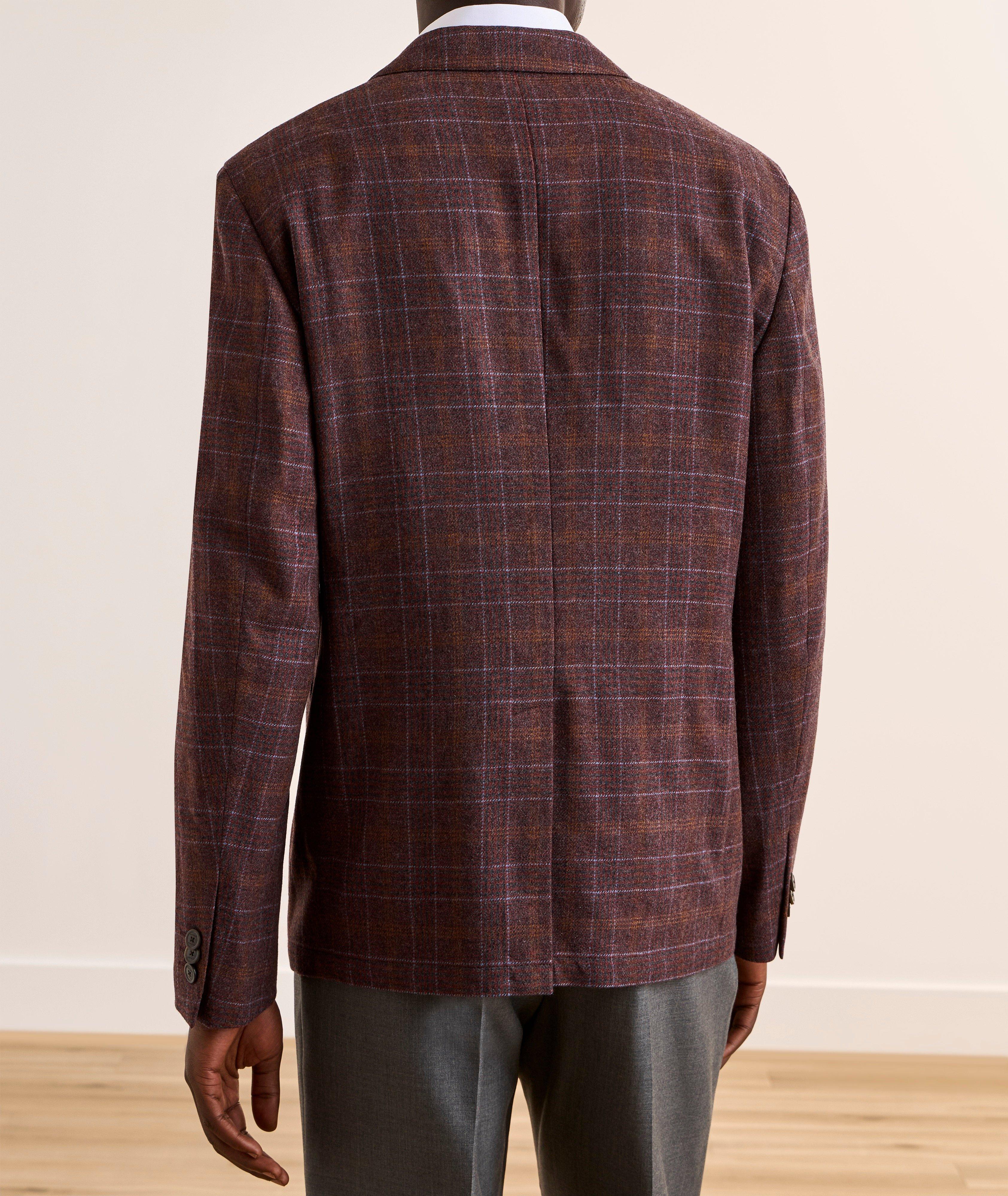 Checked Wool-Cashmere Sport Jacket  image 3