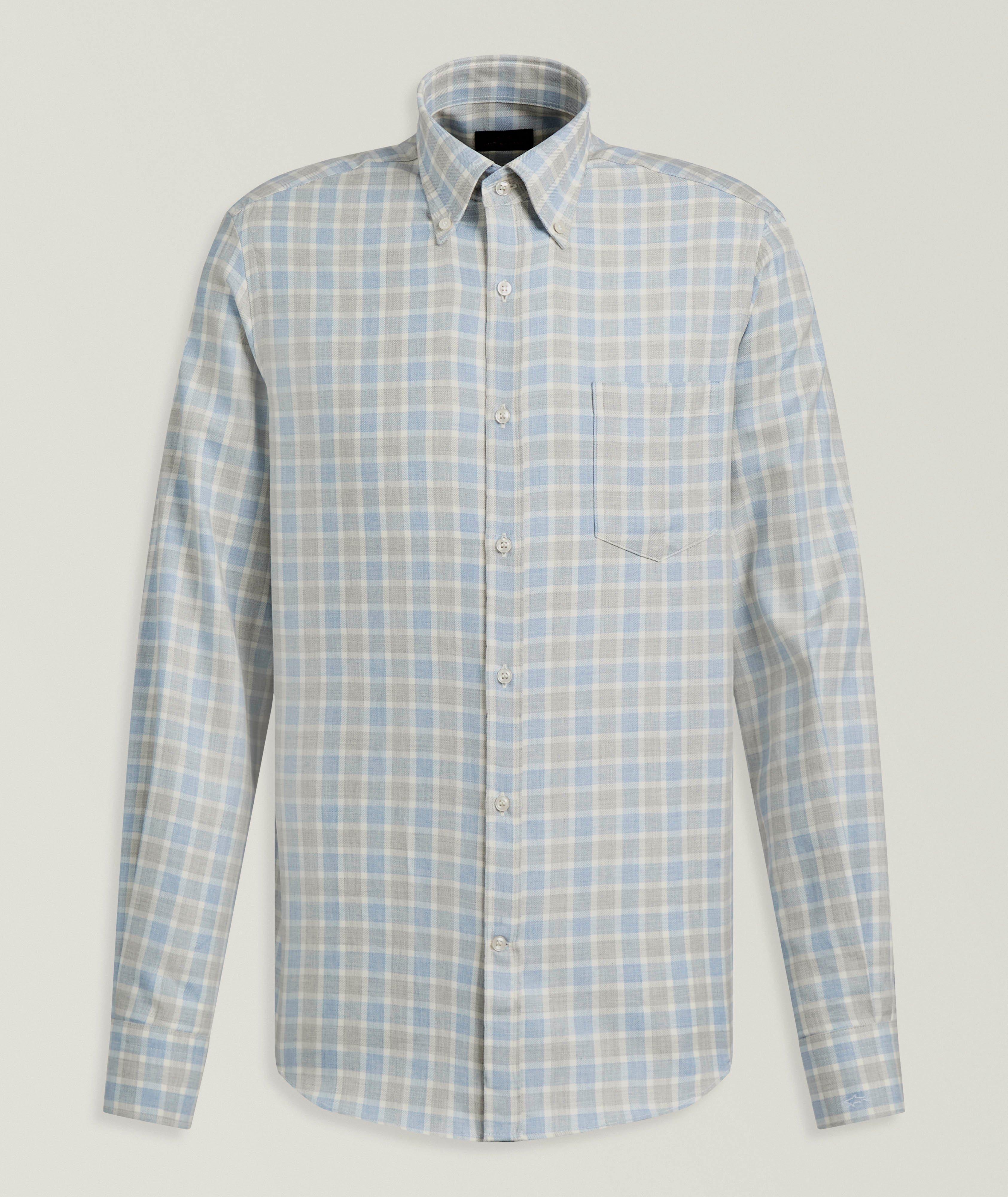 Paul & Shark Chemise poche coton quadrillé 