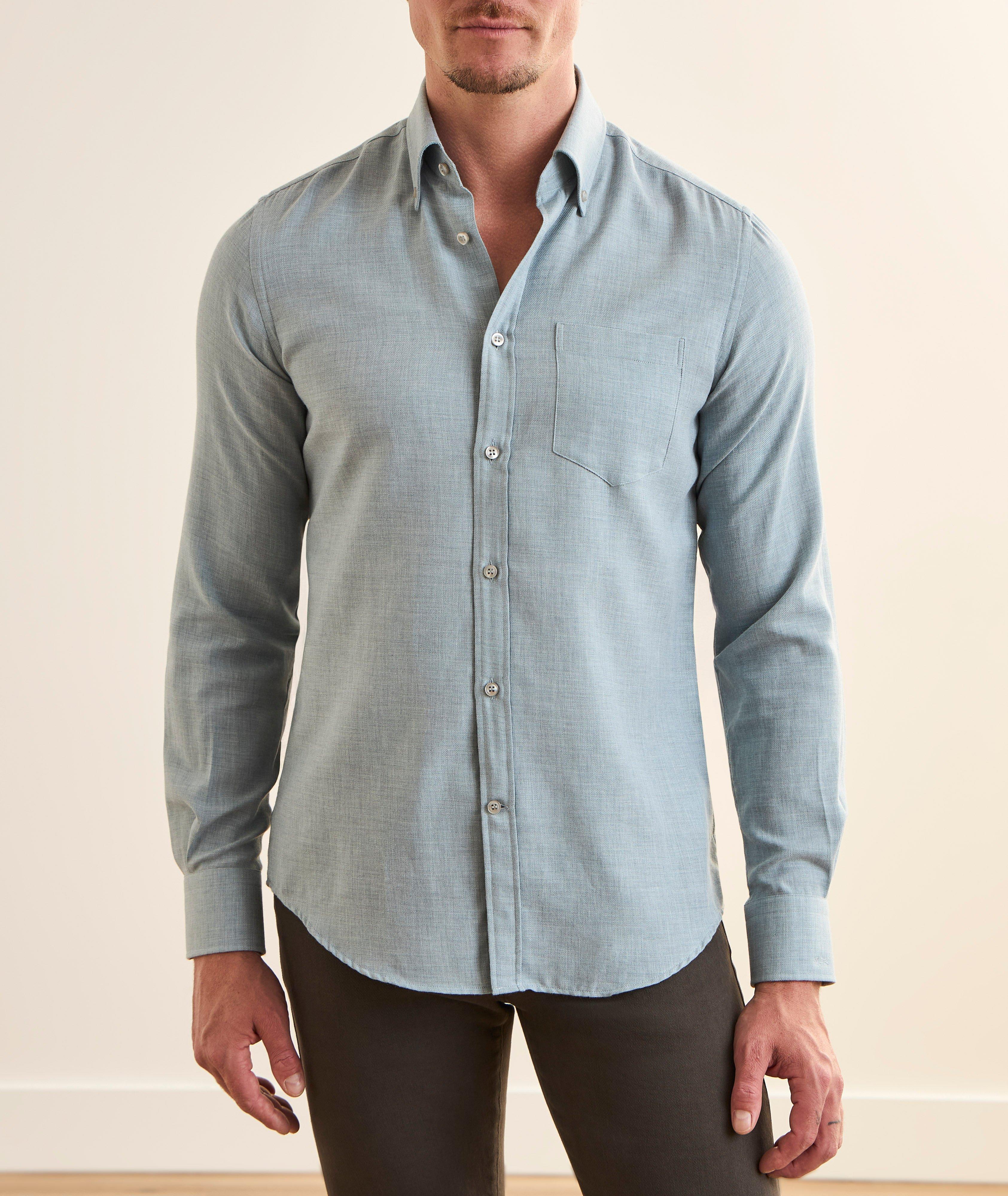 Cotton-Cashmere Pocket Shirt image 1