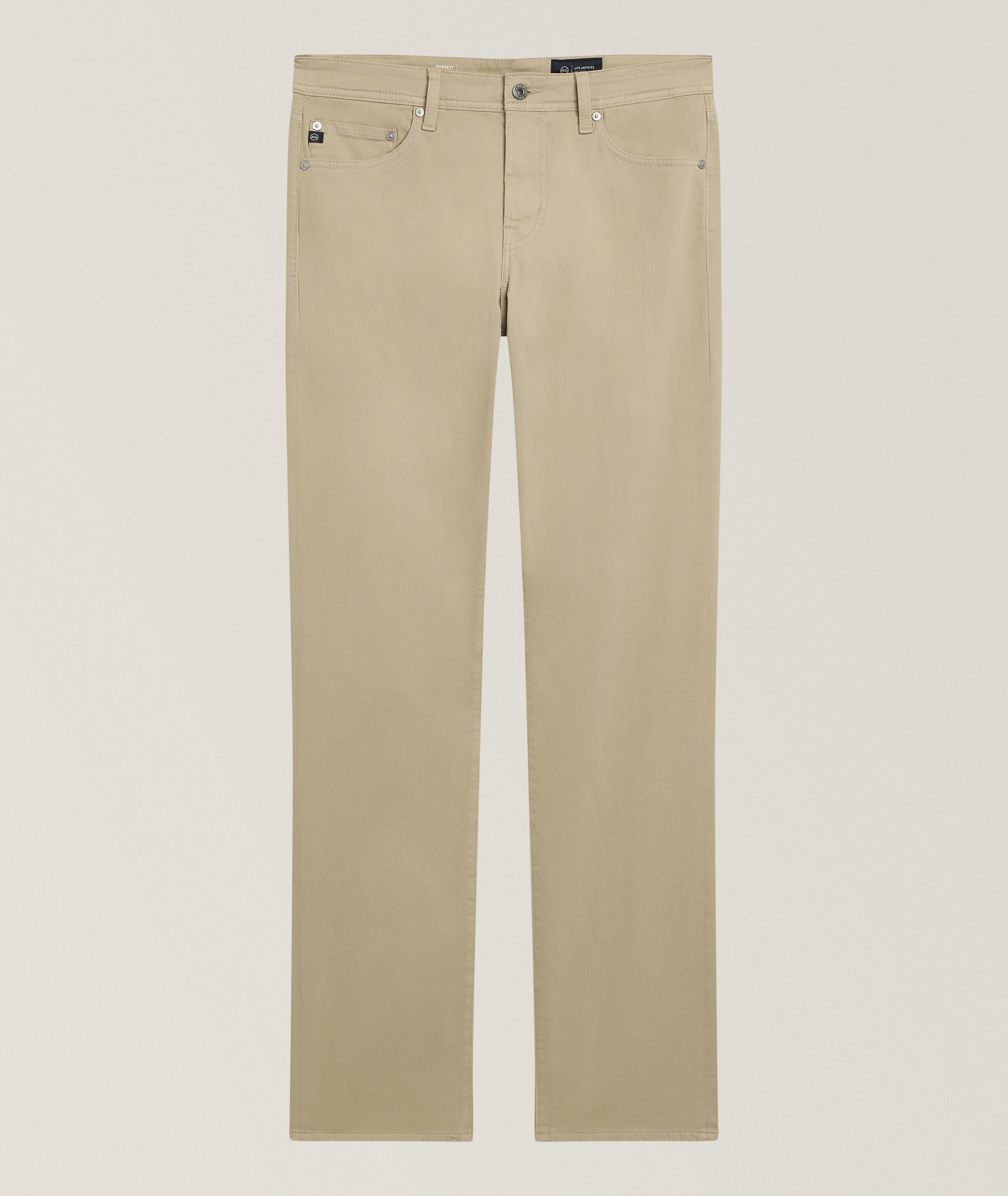 AG Pantalon coton-extensible droit ajustée Everett