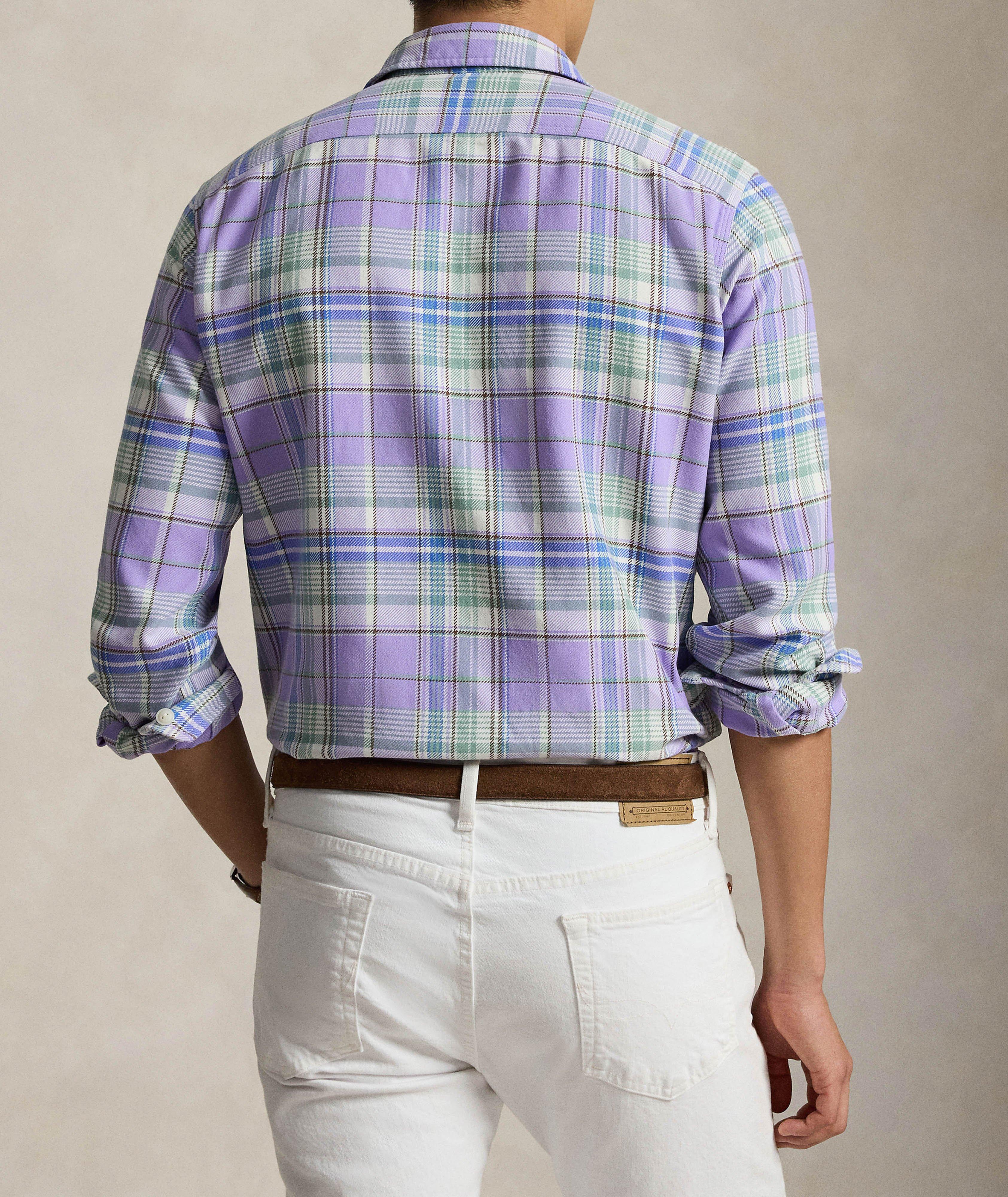 Classic-Fit Plaid Flannel Shirt image 2