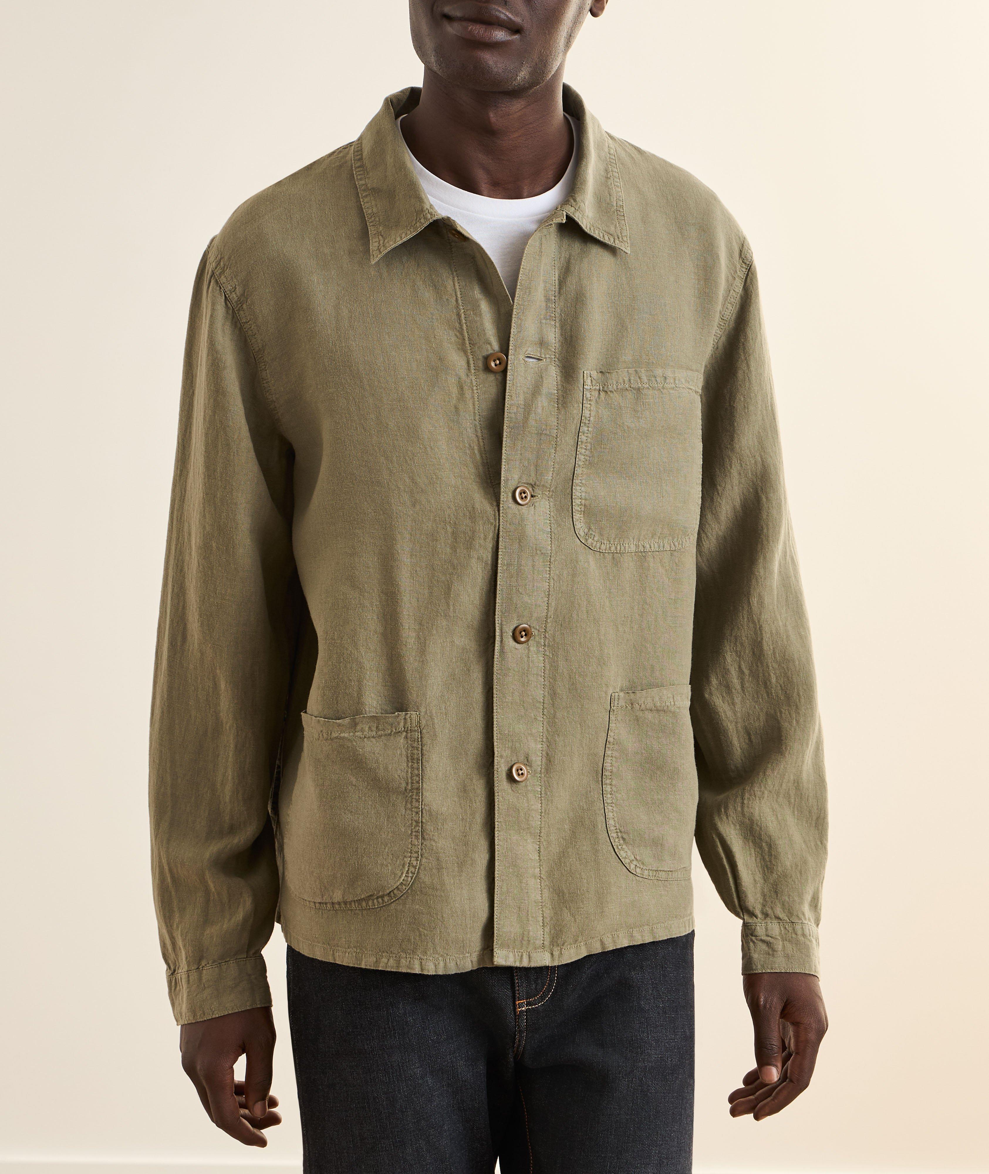 Linen Chore Jacket image 1