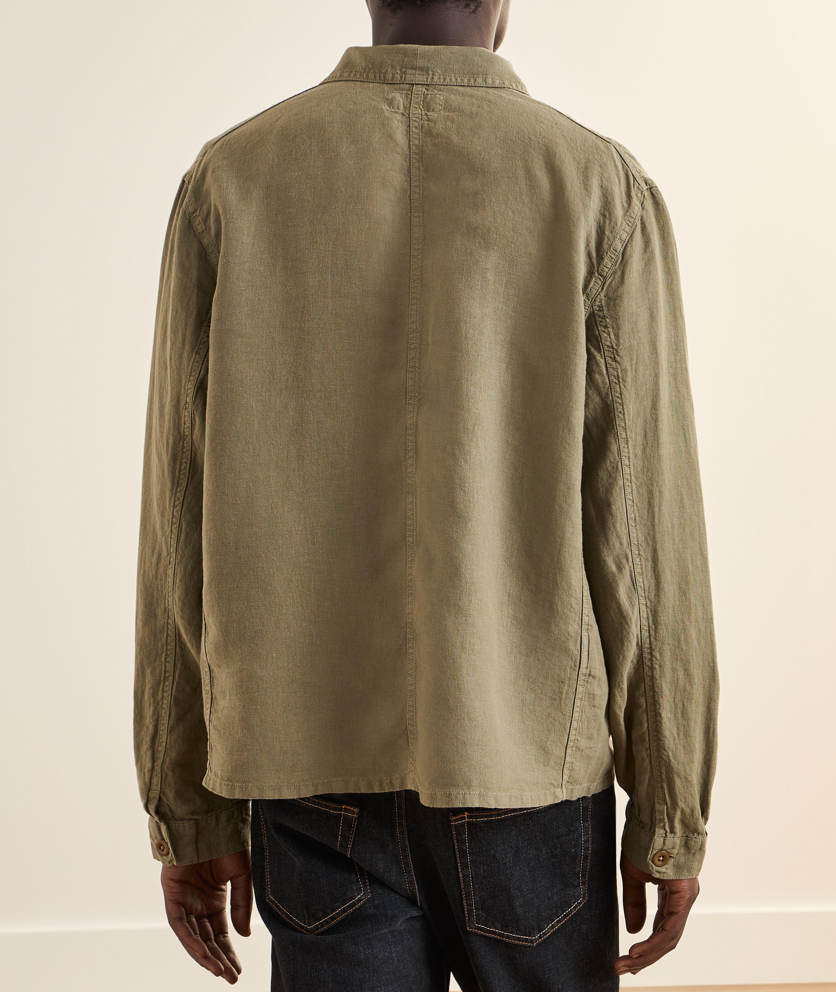 Linen Chore Jacket image 2