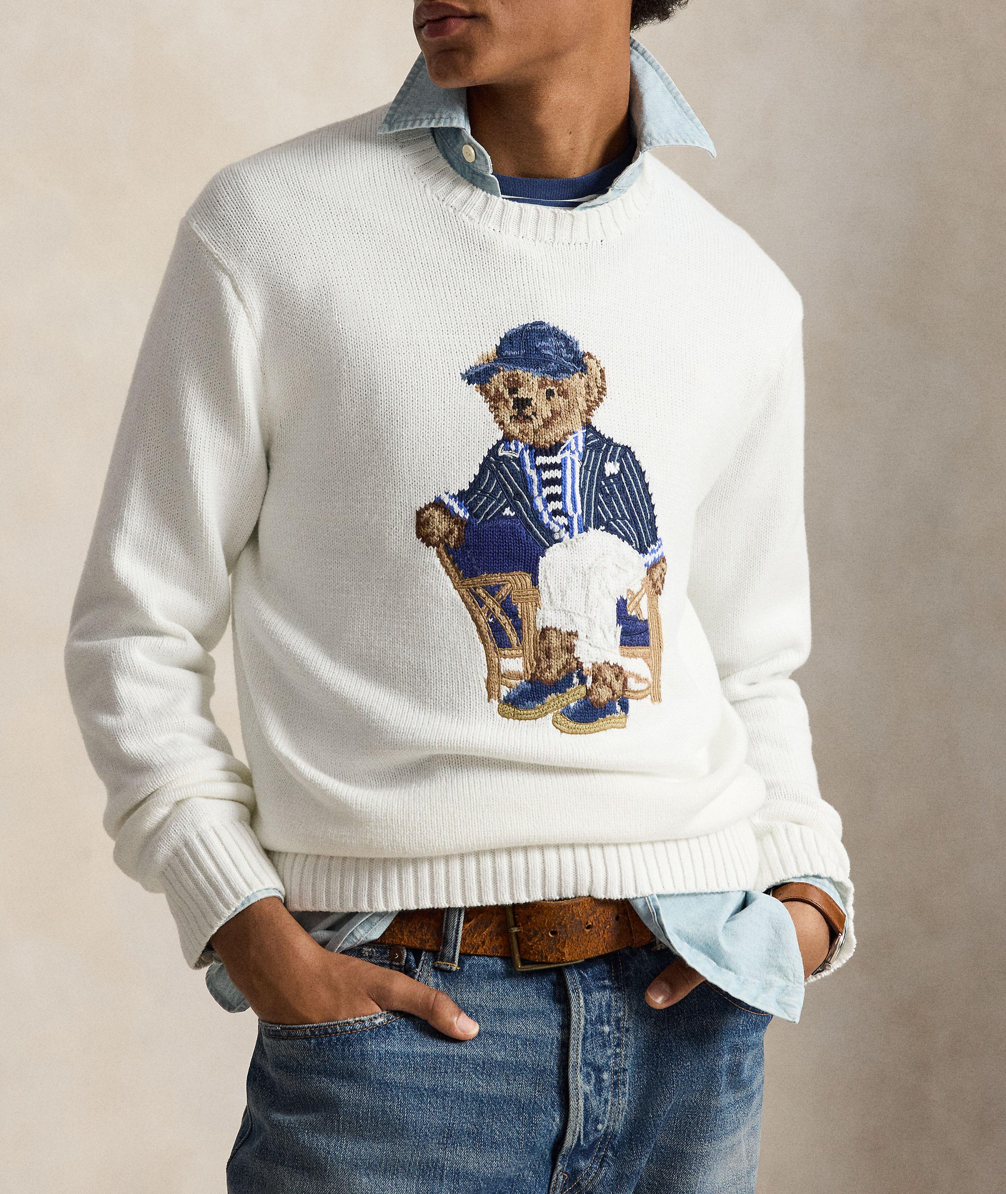 Polo Bear Cotton Sweater image 1