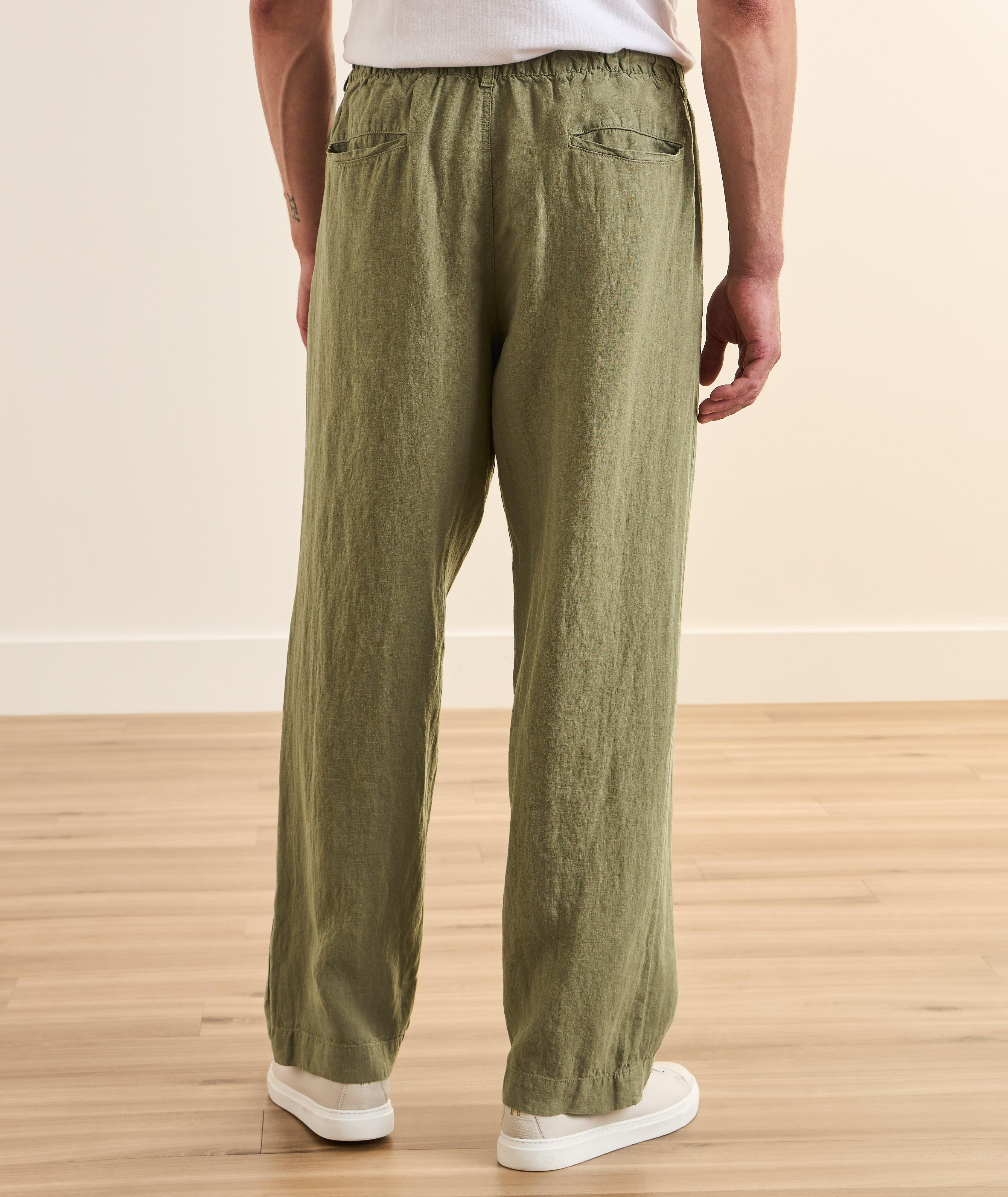 Pleated Linen Pants image 2