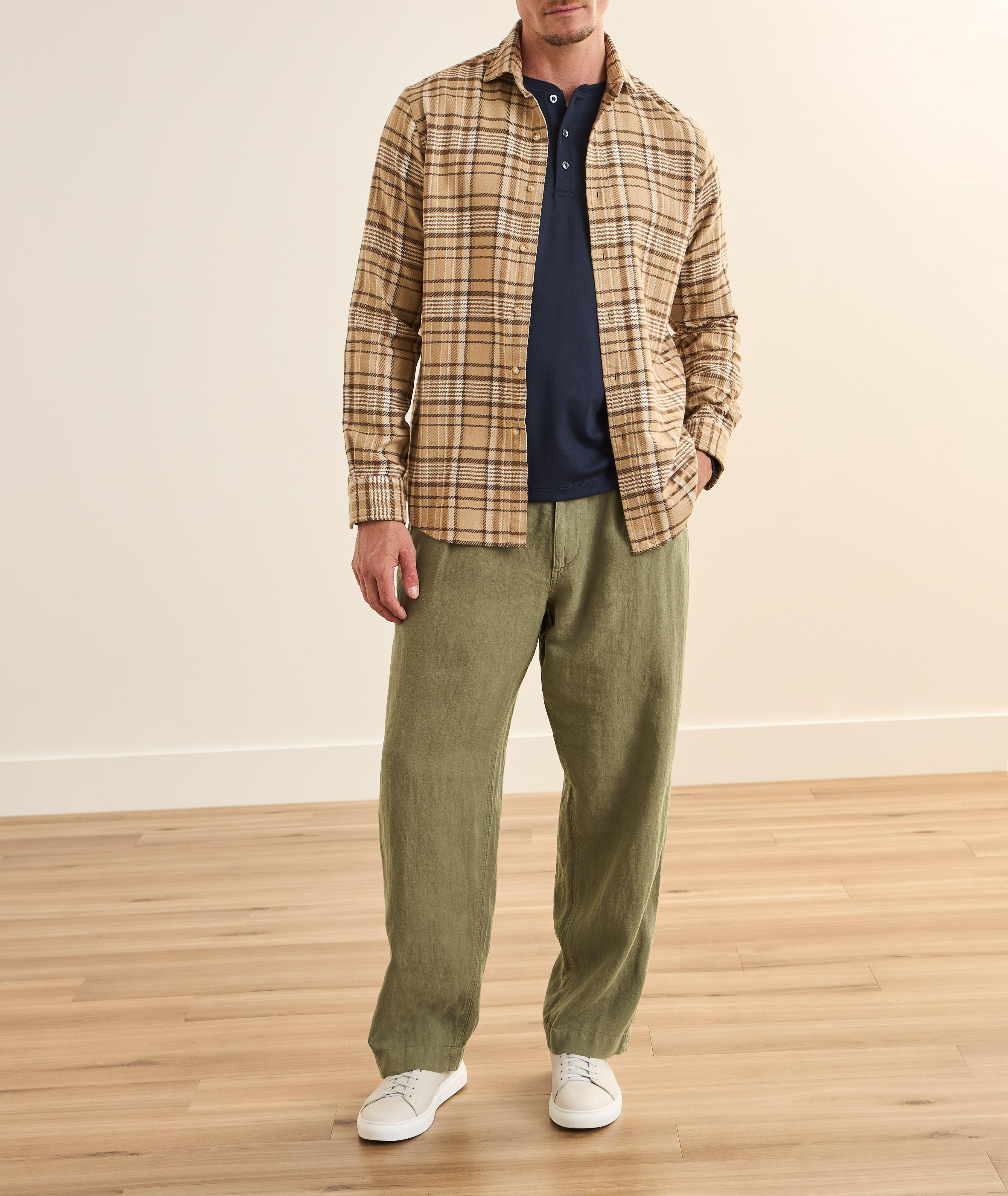 Pleated Linen Pants image 4