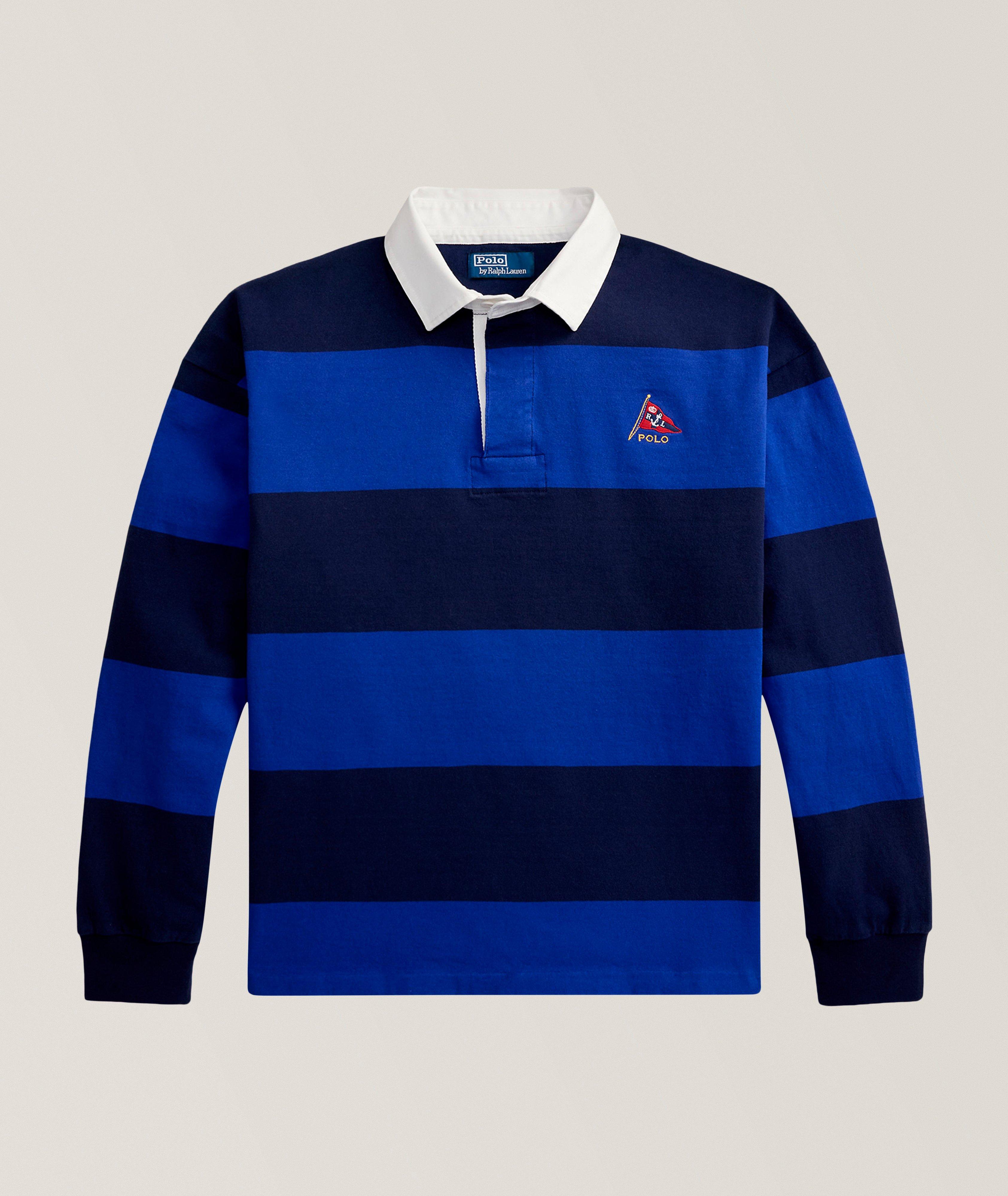 Polo Ralph Lauren Striped Cotton Rugby Shirt 