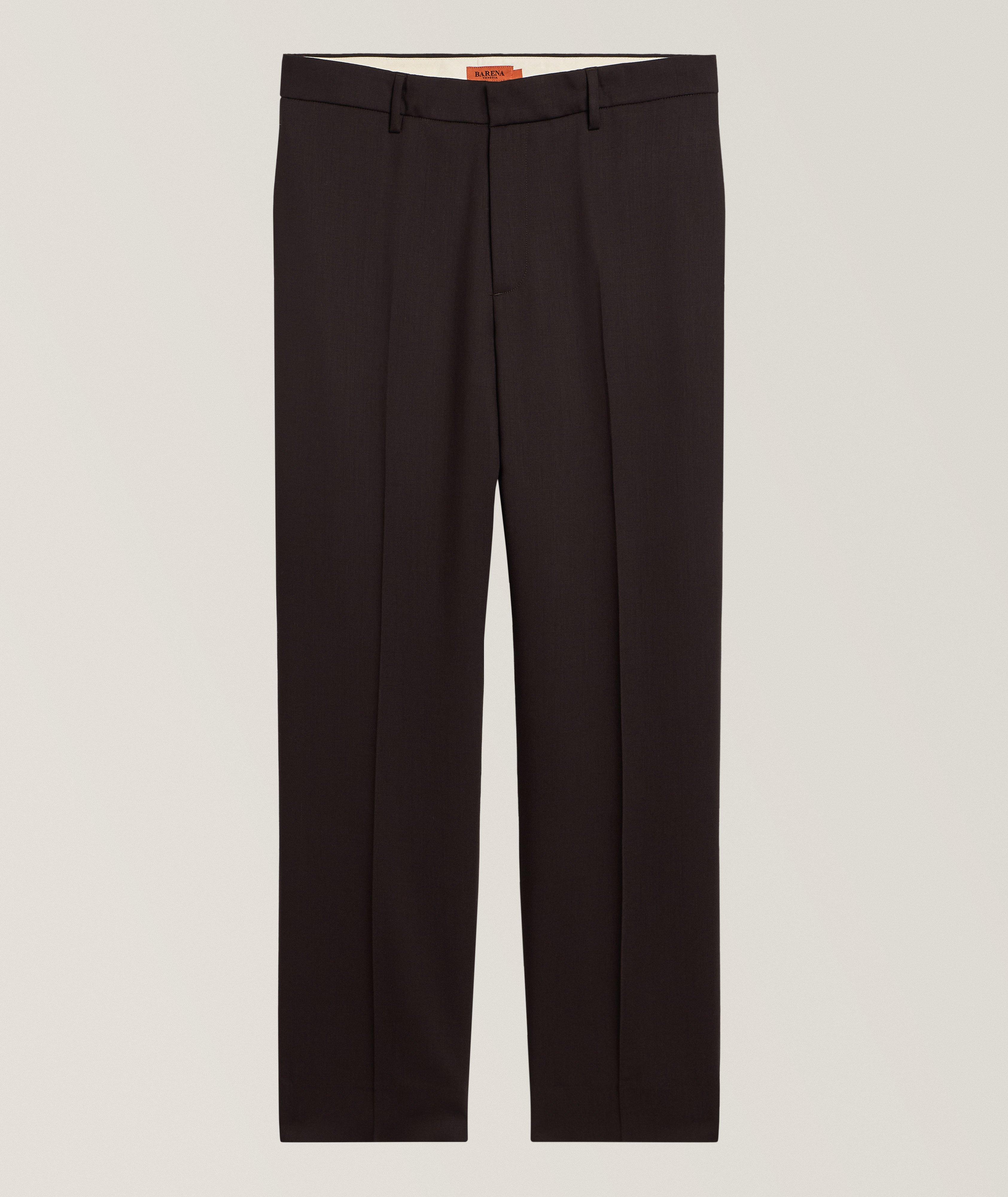 Barena Venezia Pantalon jambe-large gabardine laine