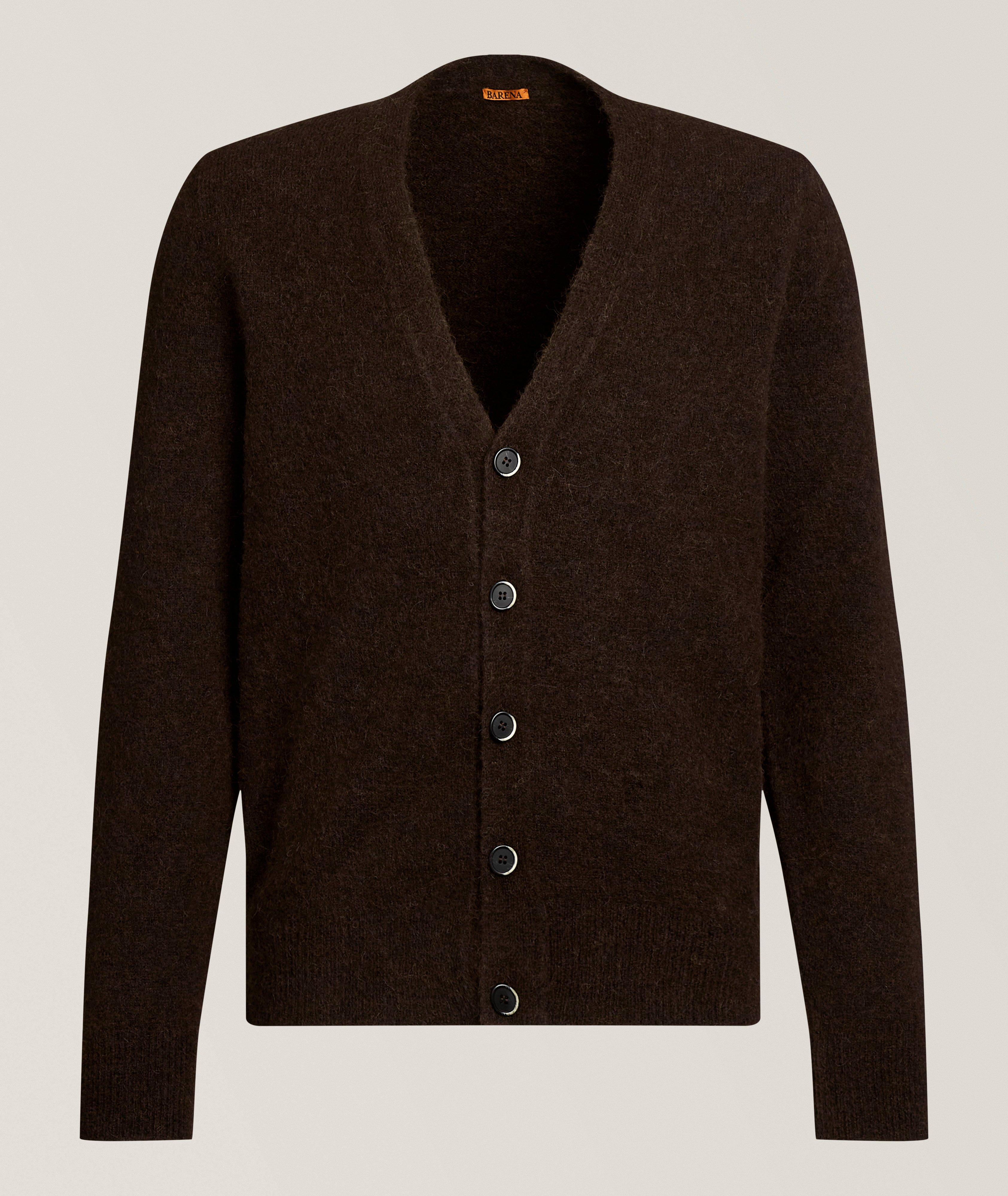 Barena Venezia Cardigan encolure-V alpaga-mélange
