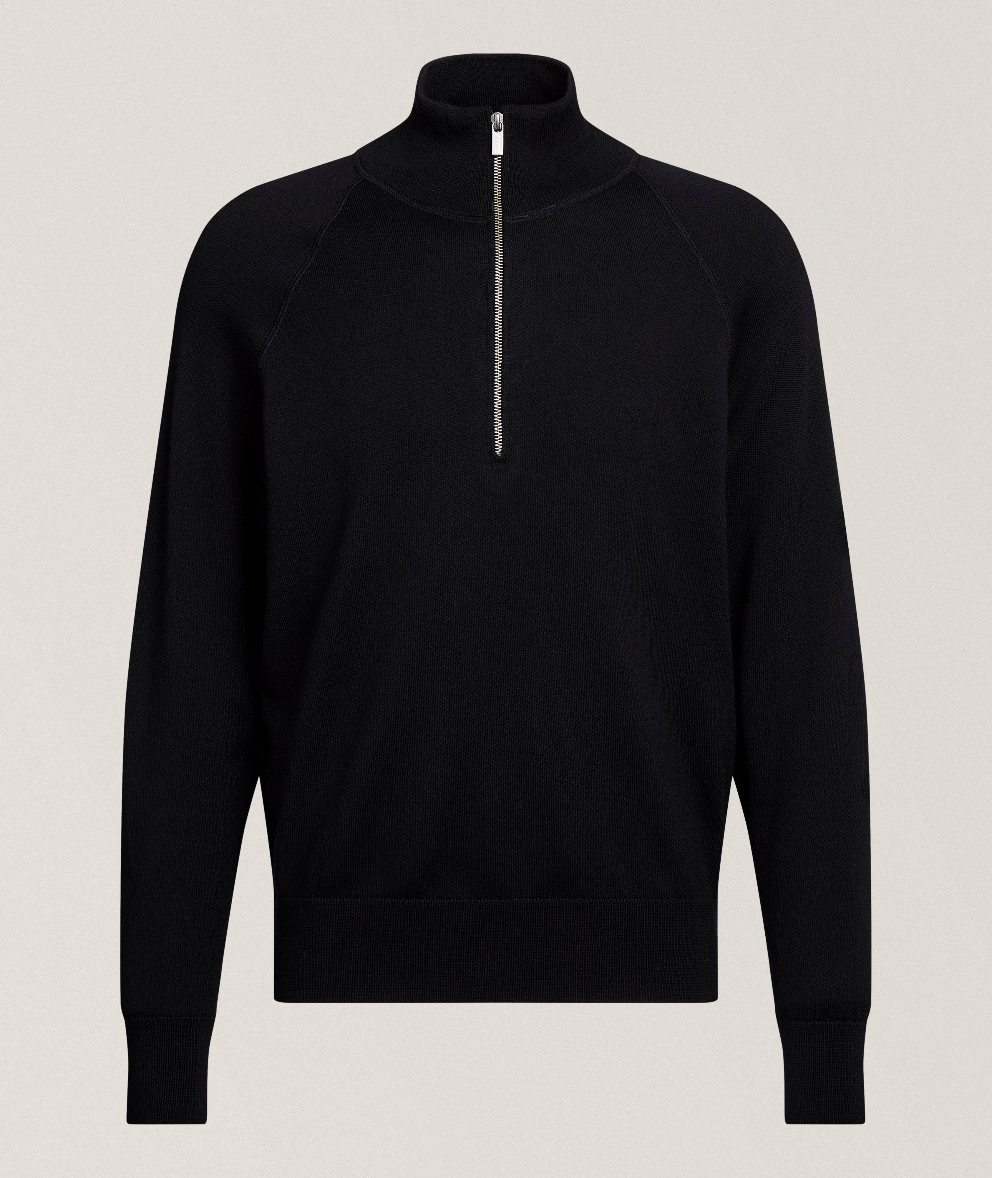 Barena Venezia Pull quart-zippée laine mérinos