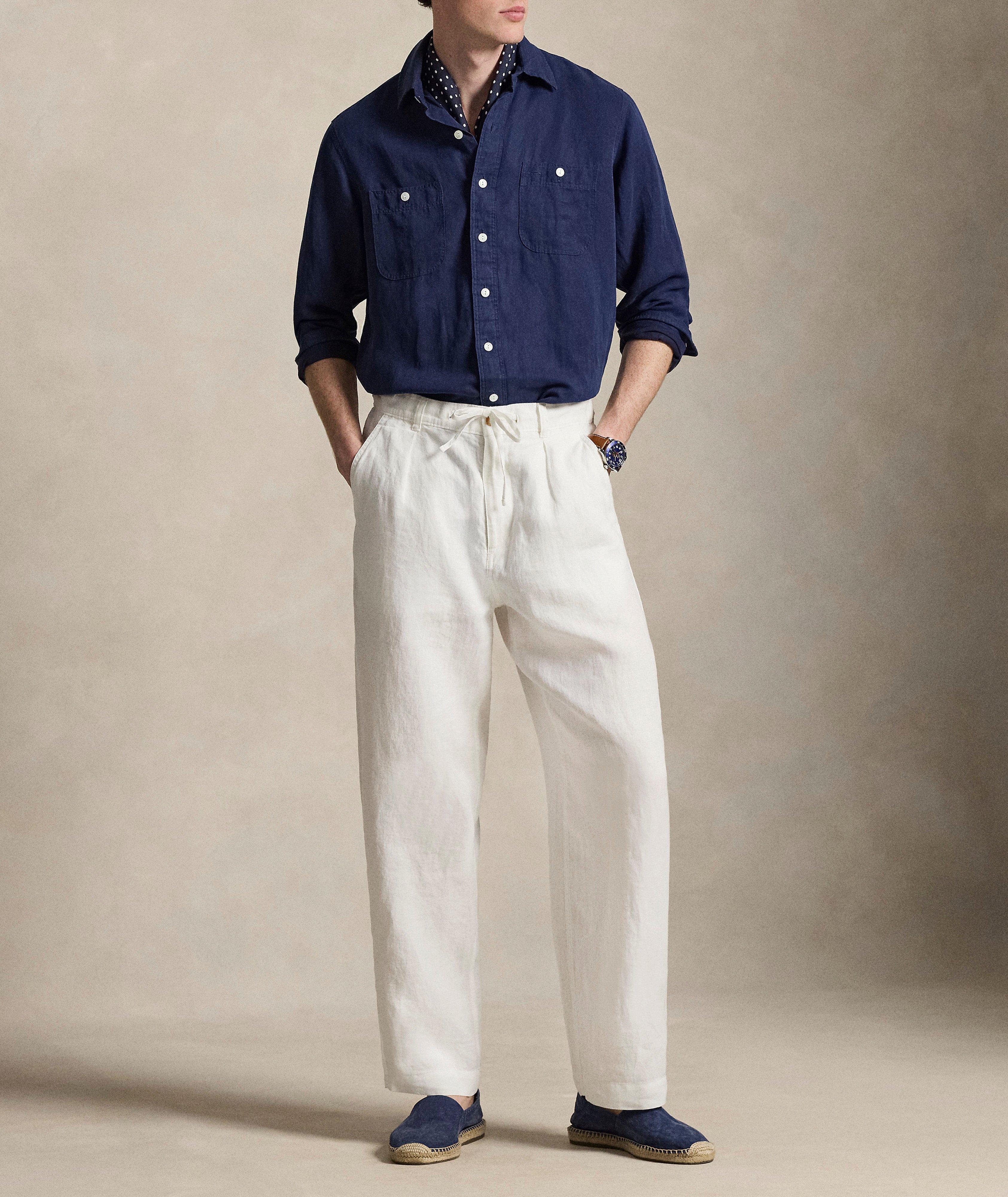 Polo Ralph Lauren Lateef Easy Linen Pleated Pants | Pants | Harry