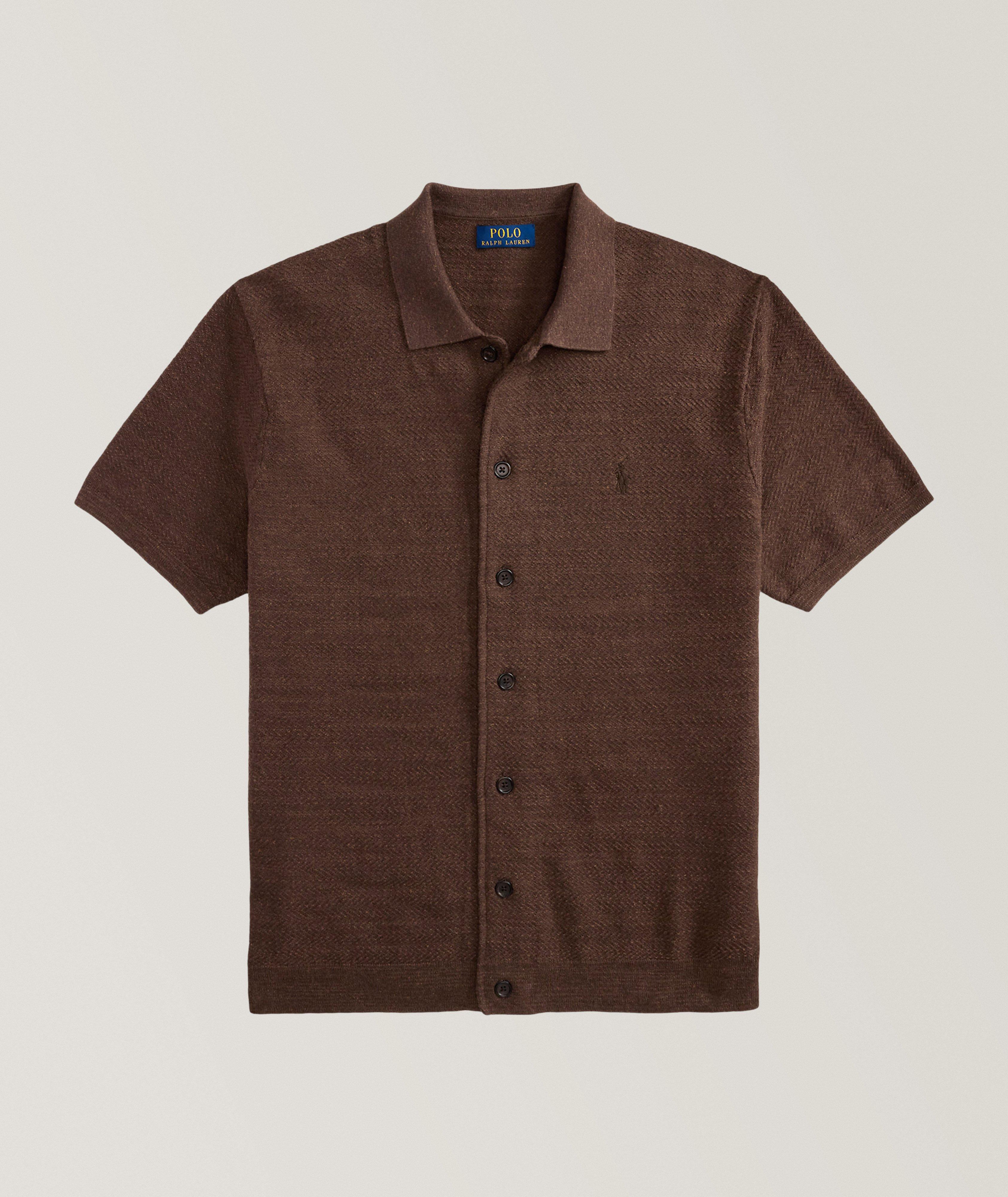 Polo Ralph Lauren Cotton-Linen Camp Cardigan 