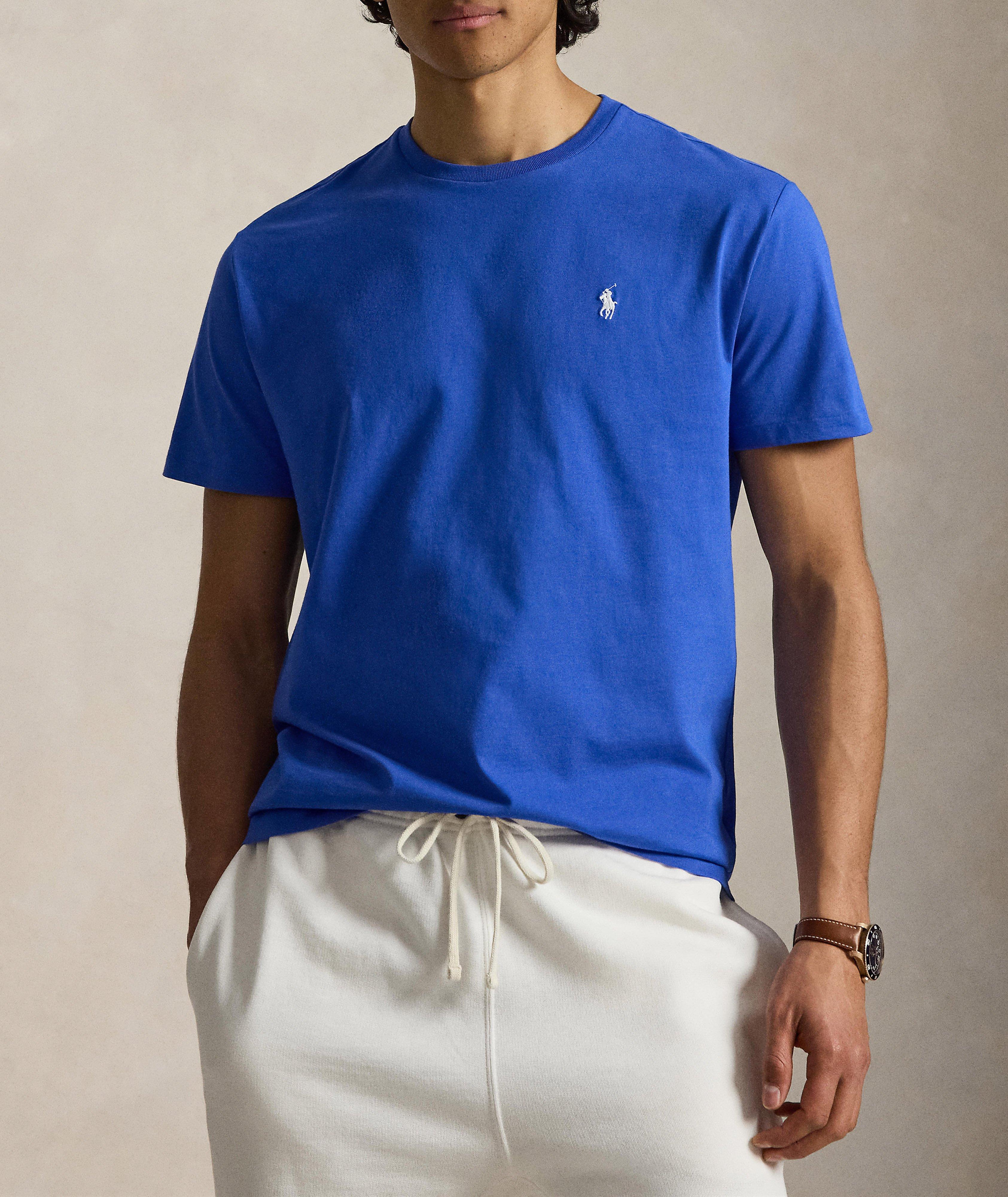 T-shirt encolure ronde jersey coupe-standard image 5