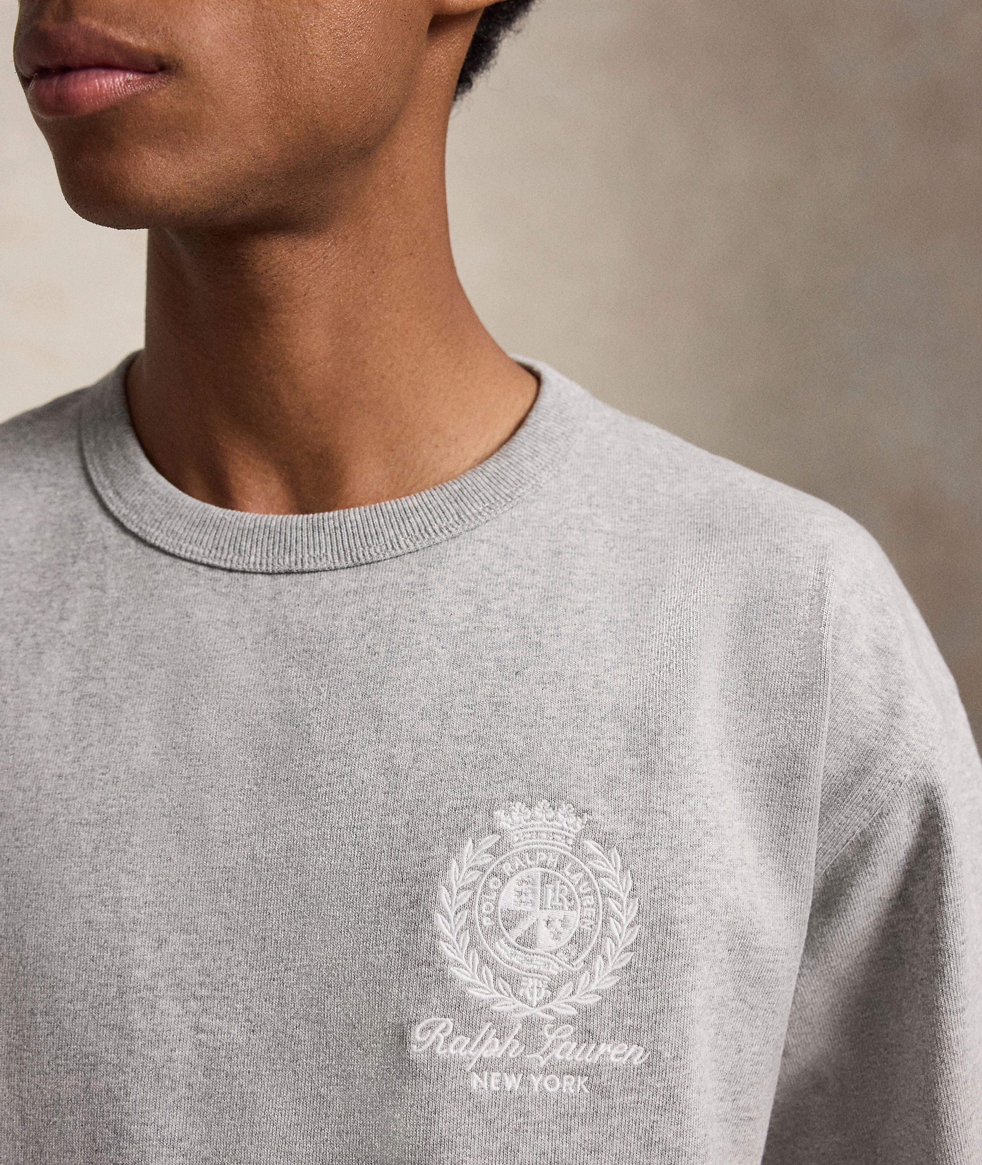 T-shirt brodé jersey coupe-décontractée image 3