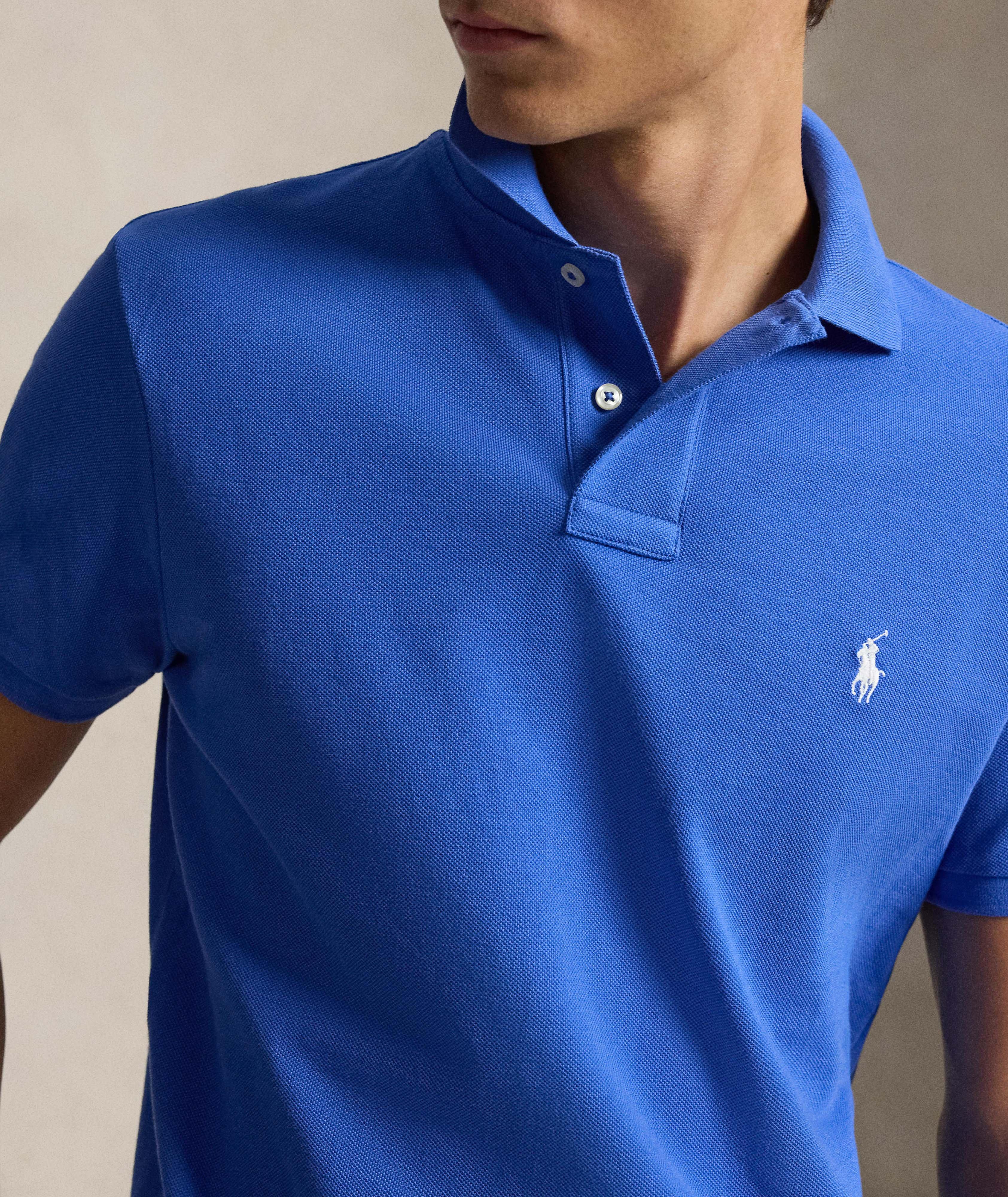 Polo maille coupe classique iconique image 3