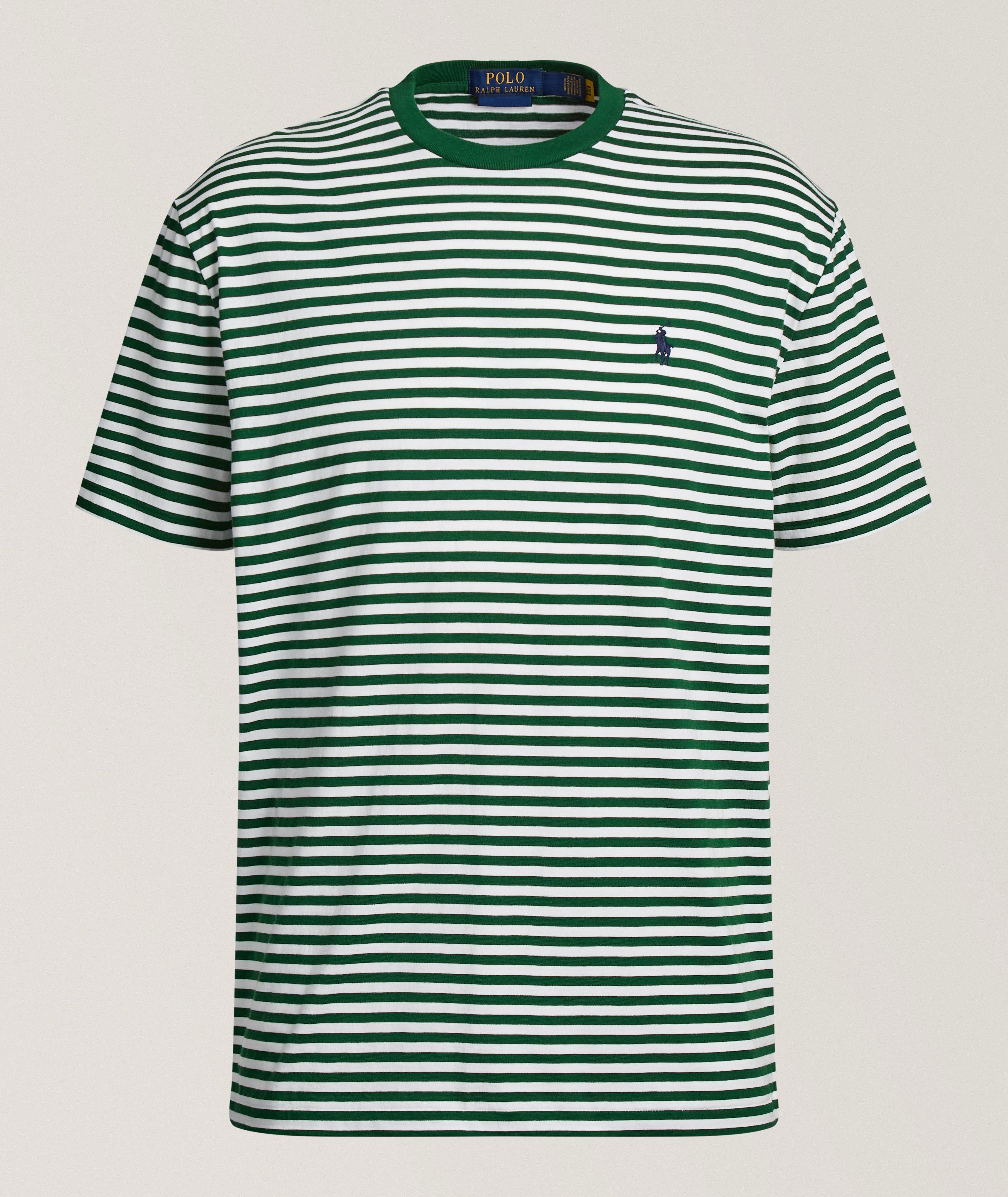 Polo Ralph Lauren T-shirt jersey rayé coupe-standard