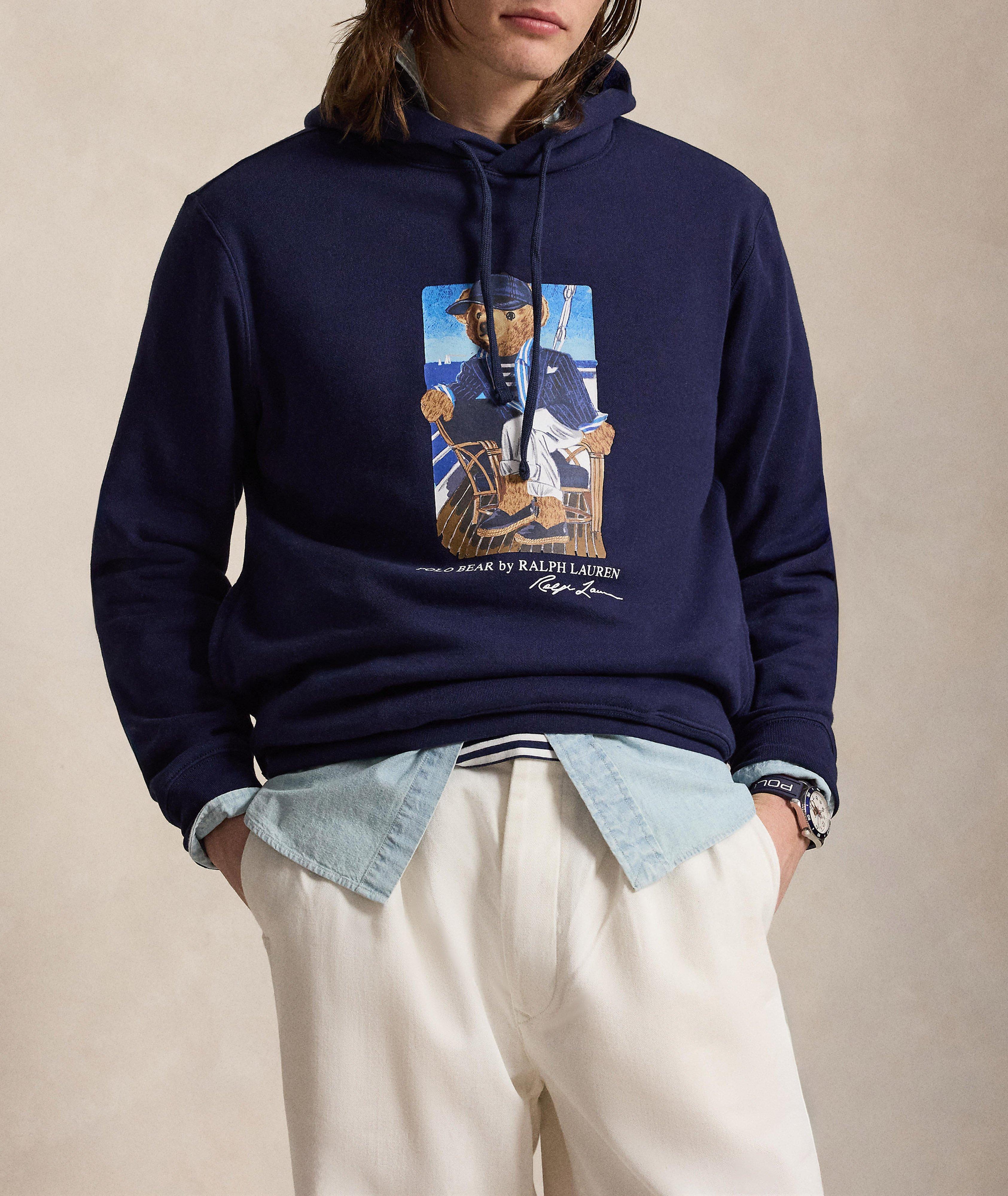 Newport Polo Bear Fleece Hooded Sweatshirt  image 1