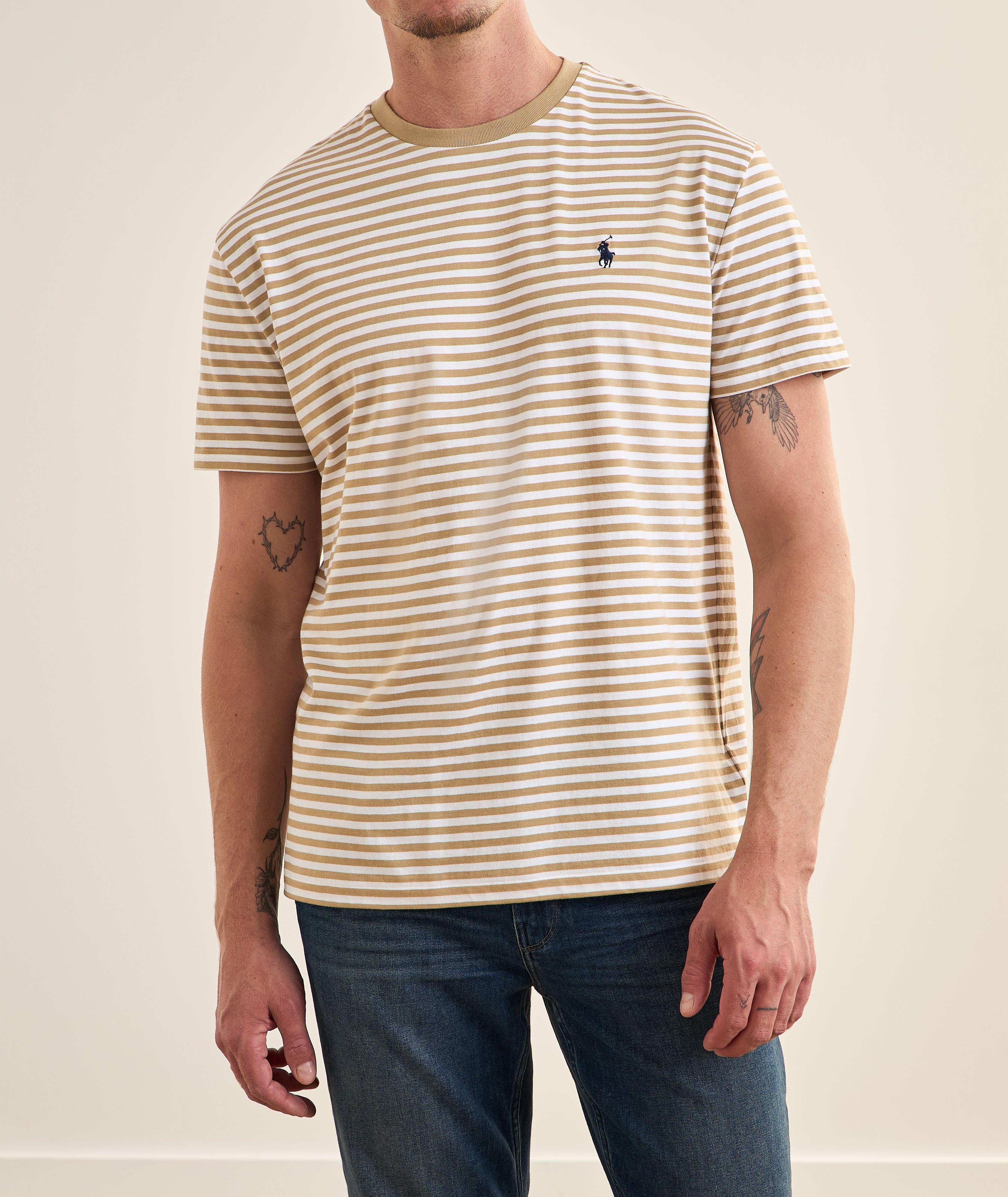 Classic-Fit Striped Jersey T-Shirt image 1