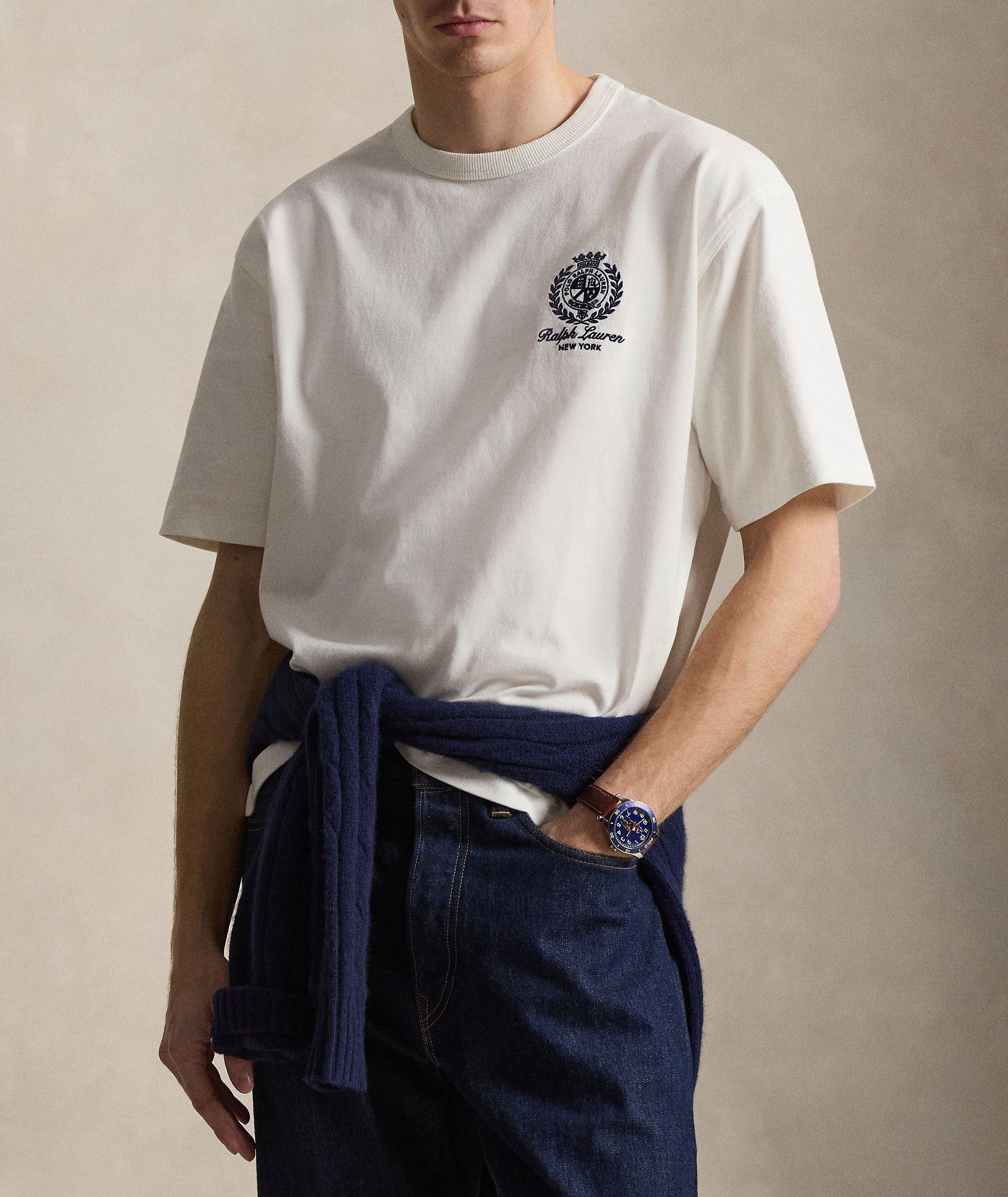 Relaxed-Fit Jersey Embroidered T-Shirt  image 1
