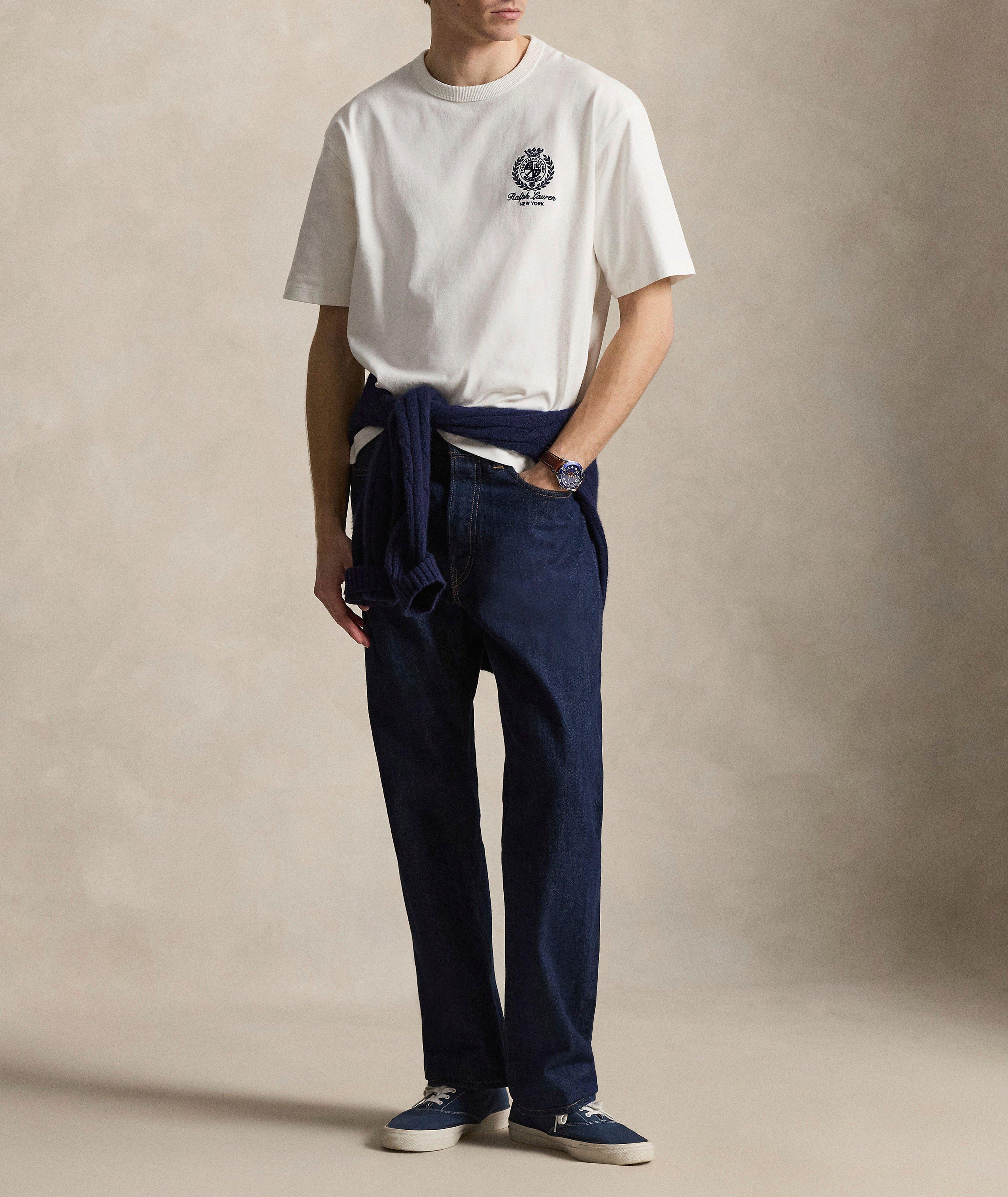 Relaxed-Fit Jersey Embroidered T-Shirt  image 4