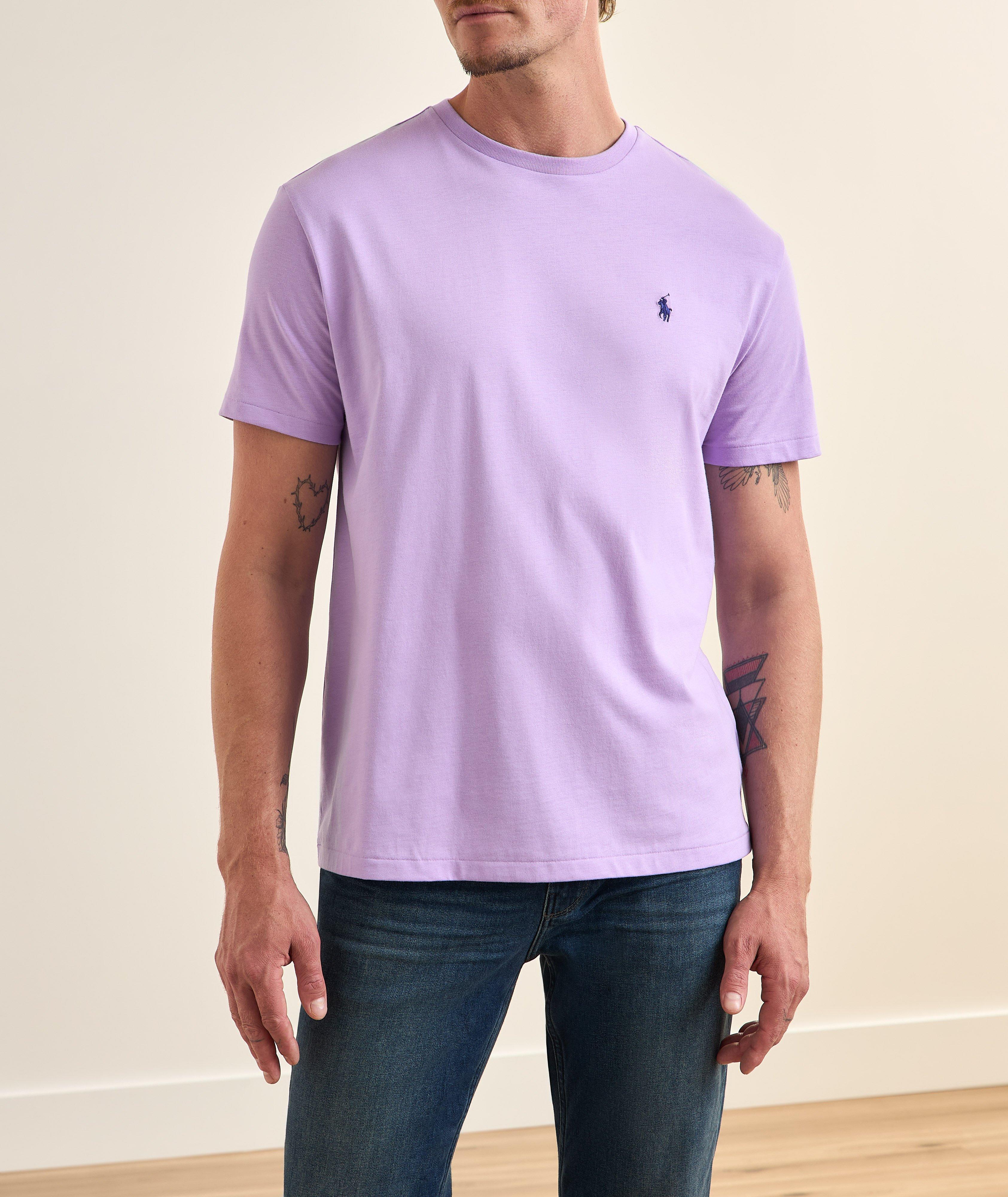 T-shirt coton encolure ronde coupe-standard image 1
