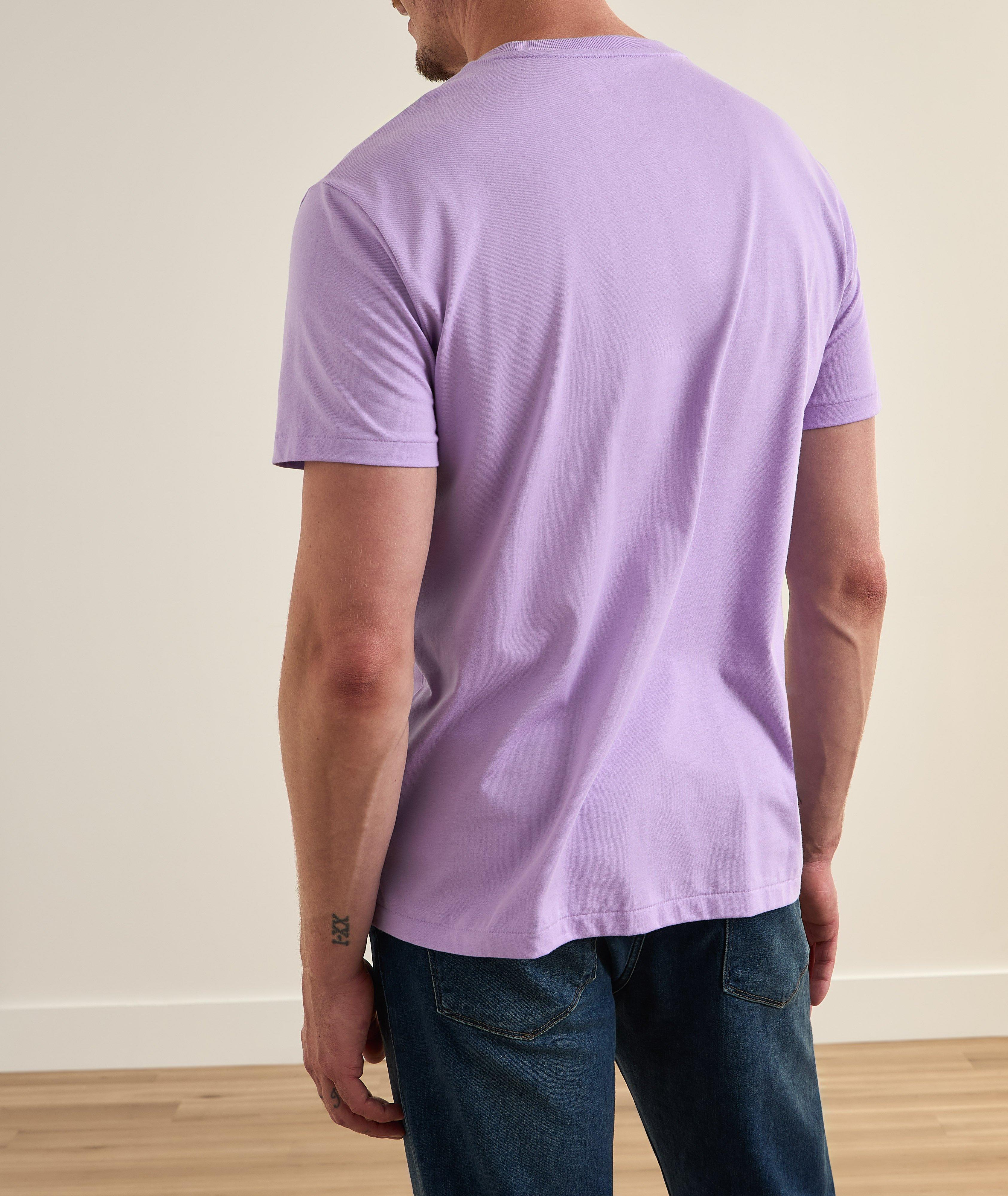 T-shirt coton encolure ronde coupe-standard image 2