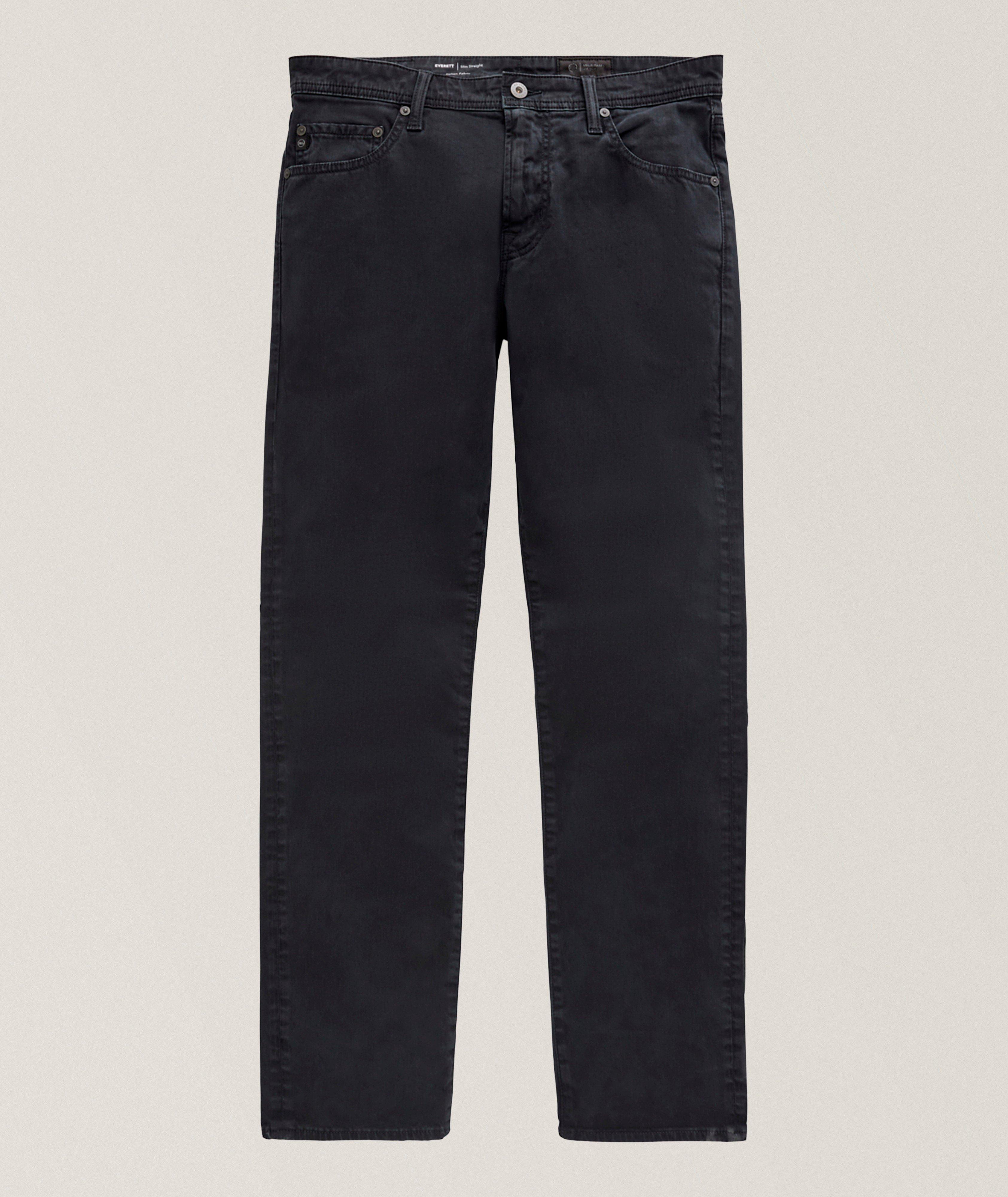 AG Everett Slim Straight Stretch-Cotton Jeans