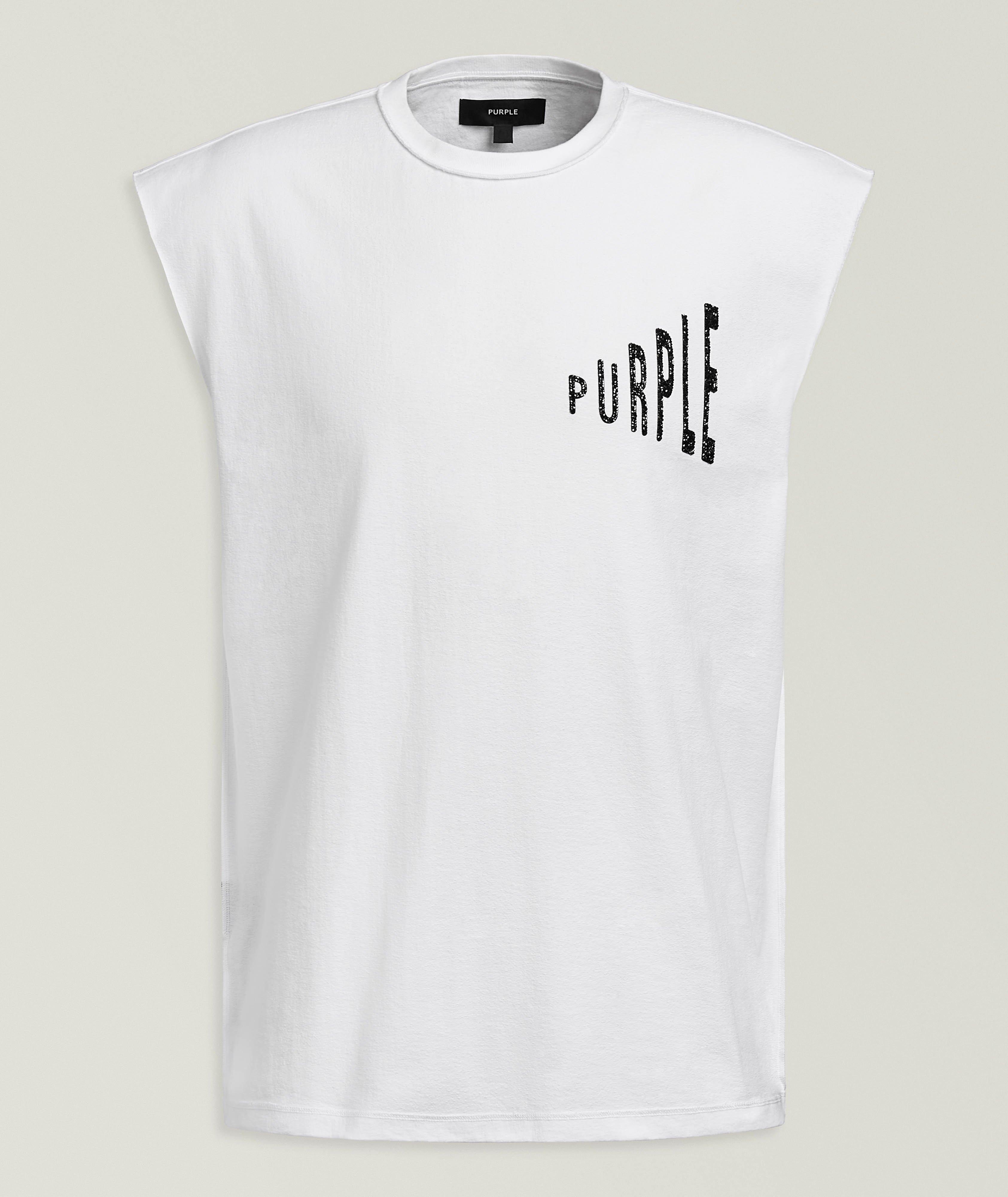 Purple Brand Camisole coton logo amplifié