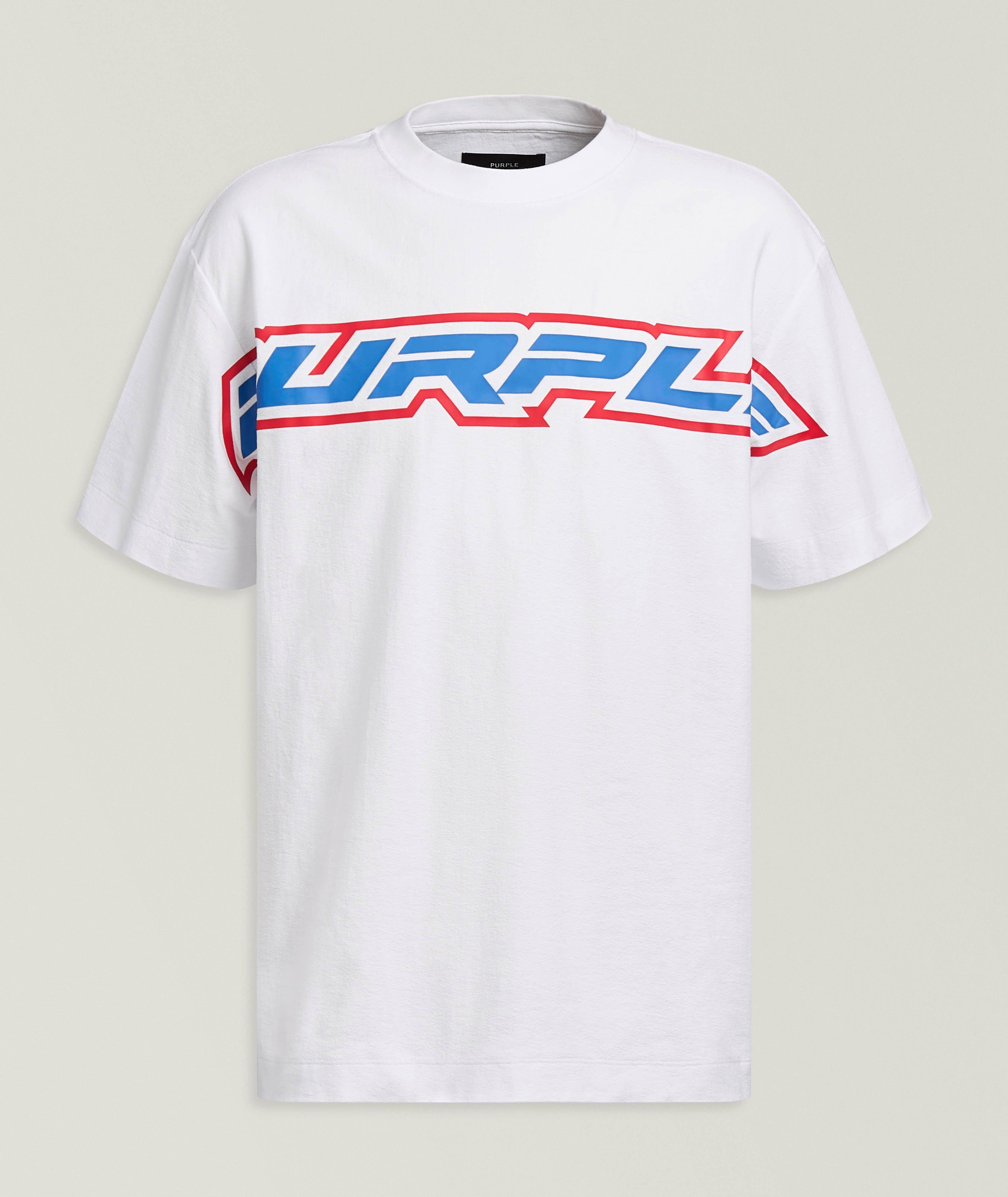 Purple Brand T-shirt coton logo Turbo