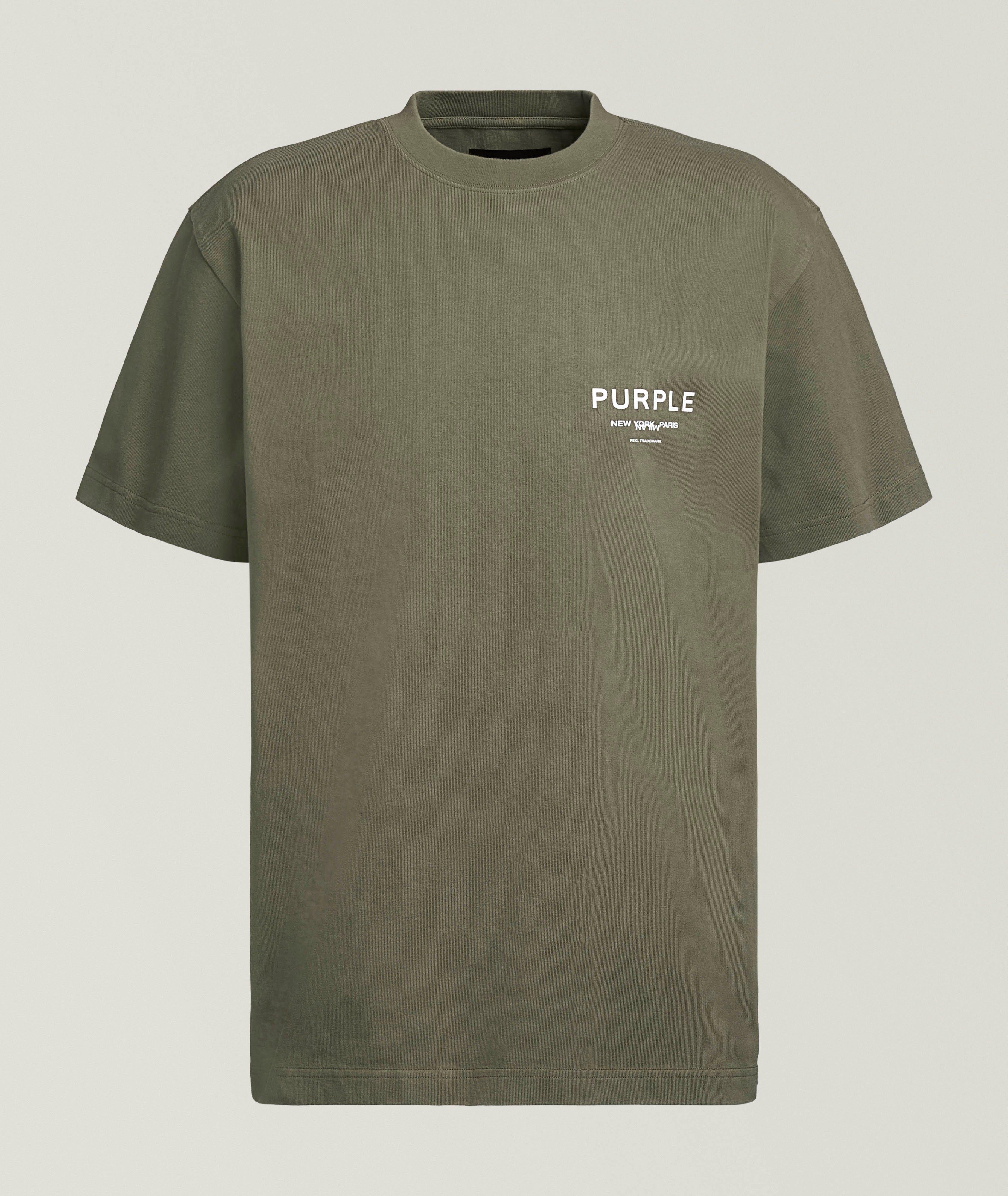Purple Brand T-shirt coton logo Showrooms