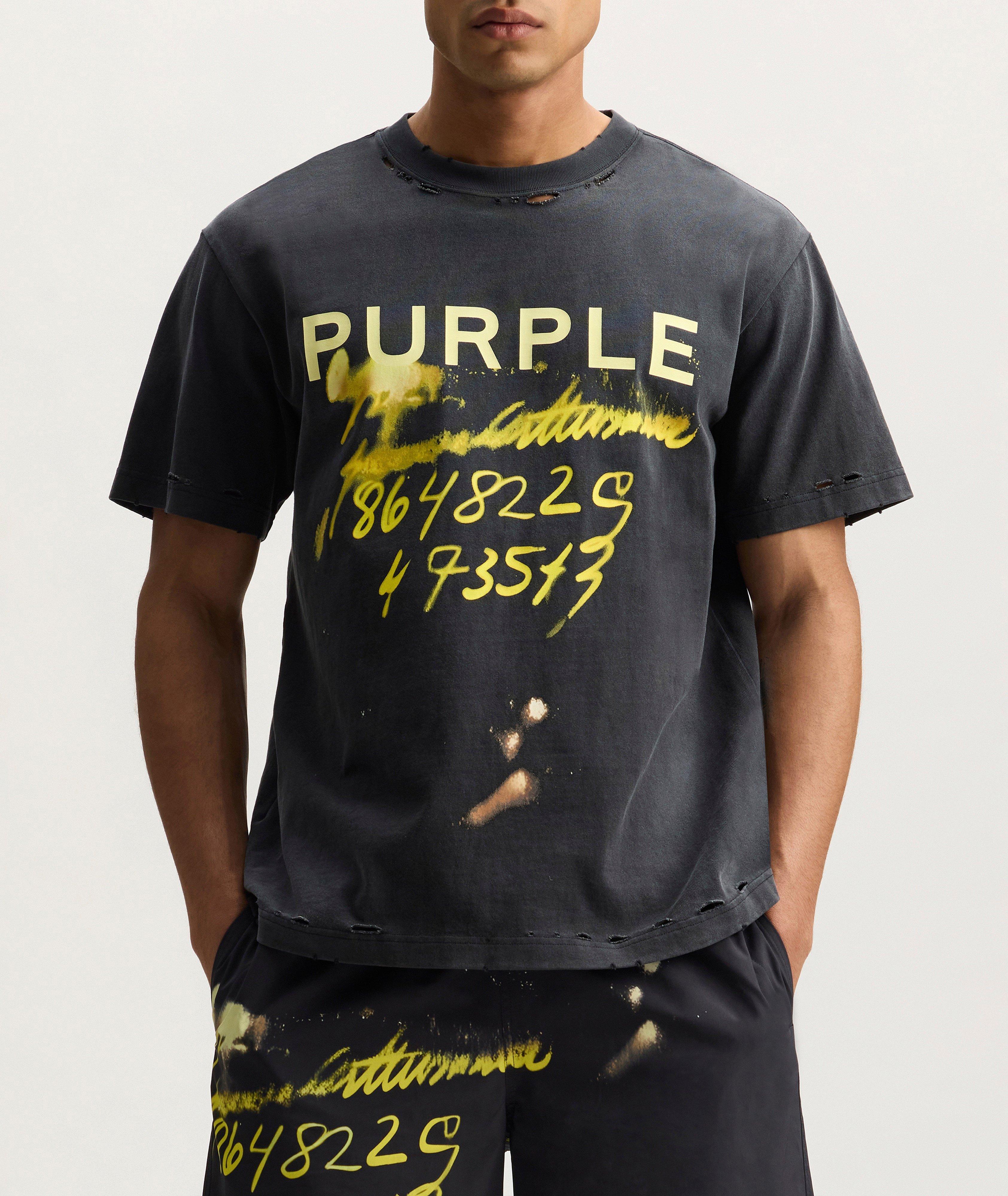 T-shirt coton usé séquence image 4