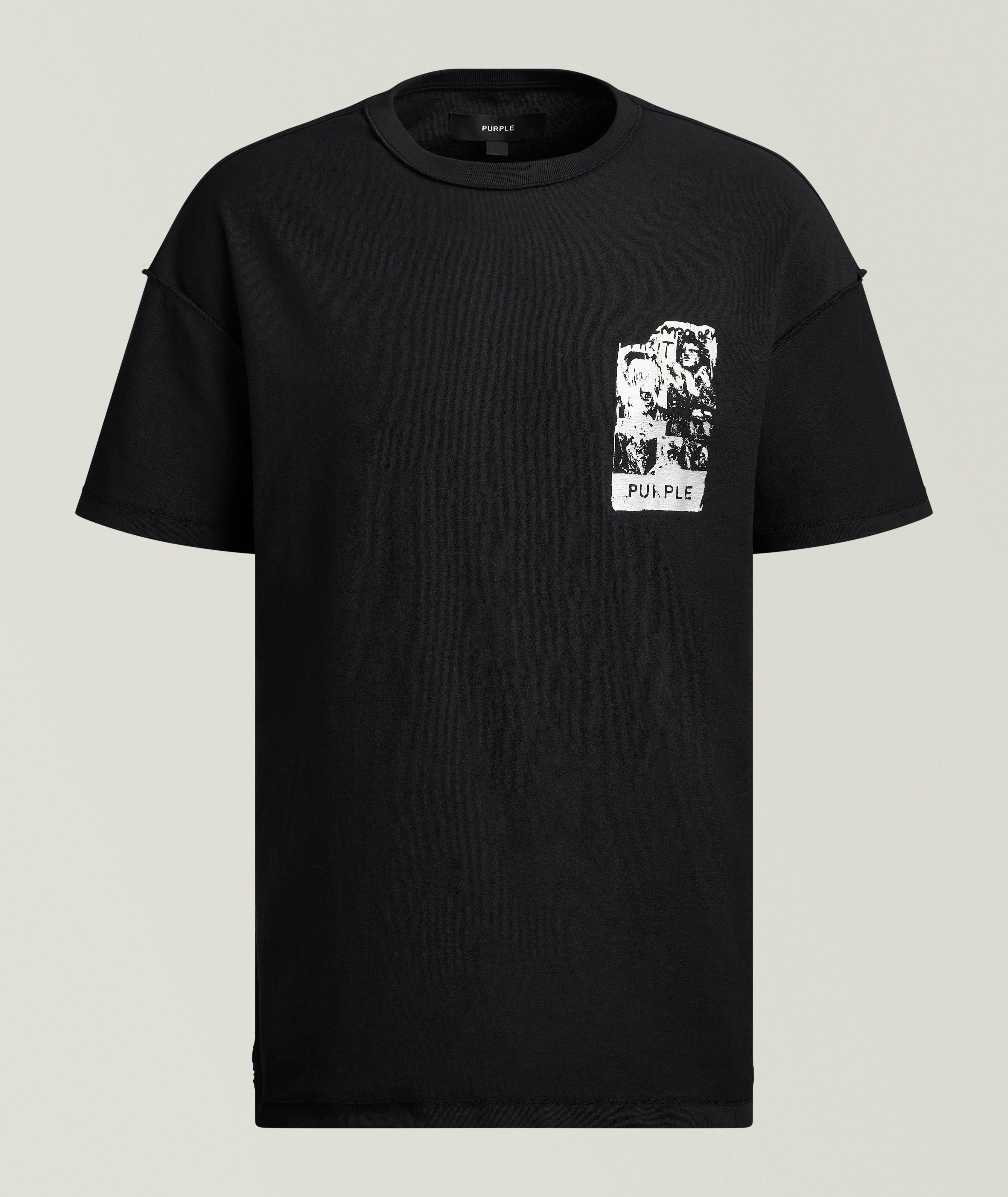 Inside-Out Seams Textured Foil T-Shirt  image 0