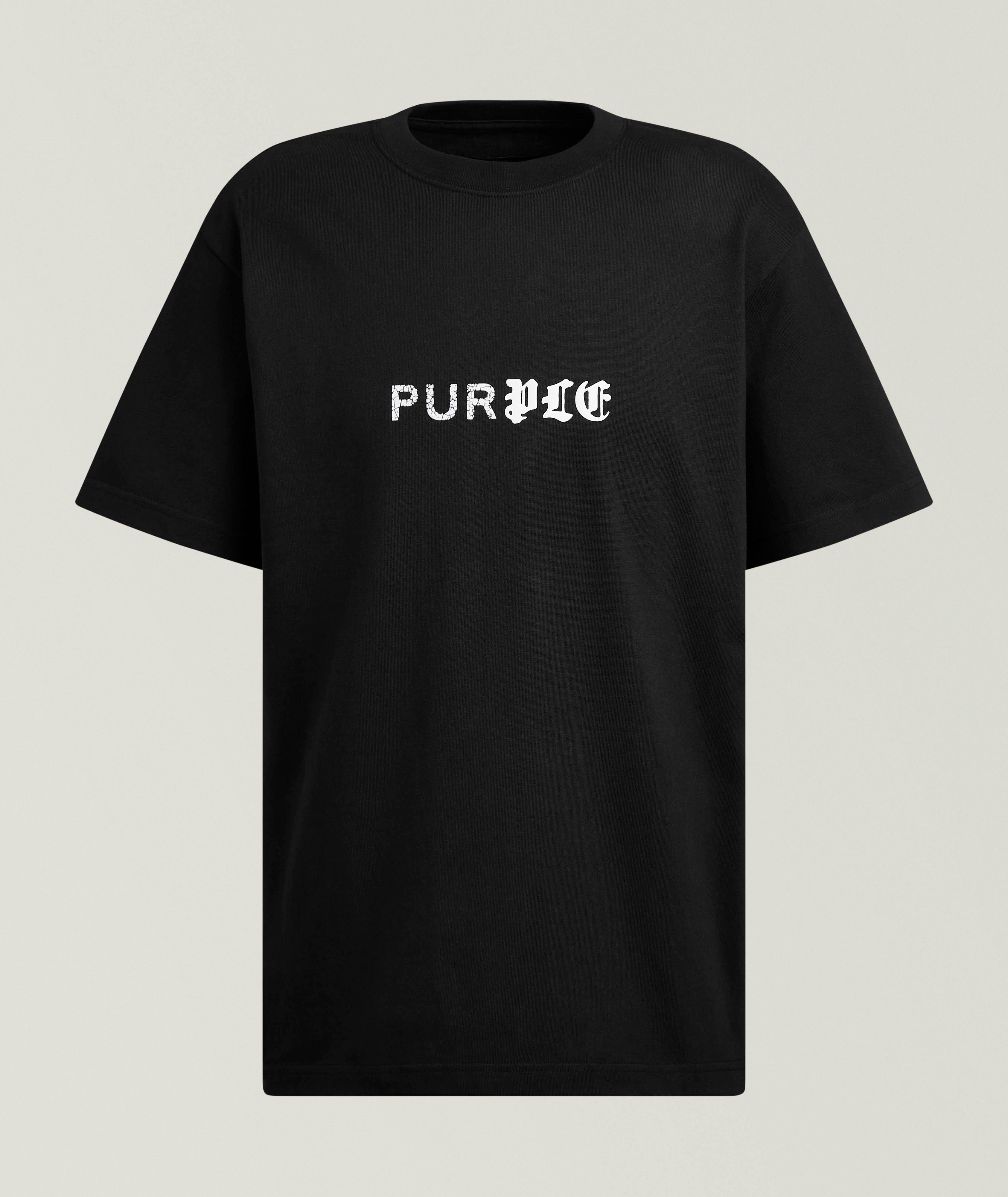 Purple Brand Half & Half Cotton T-Shirt 