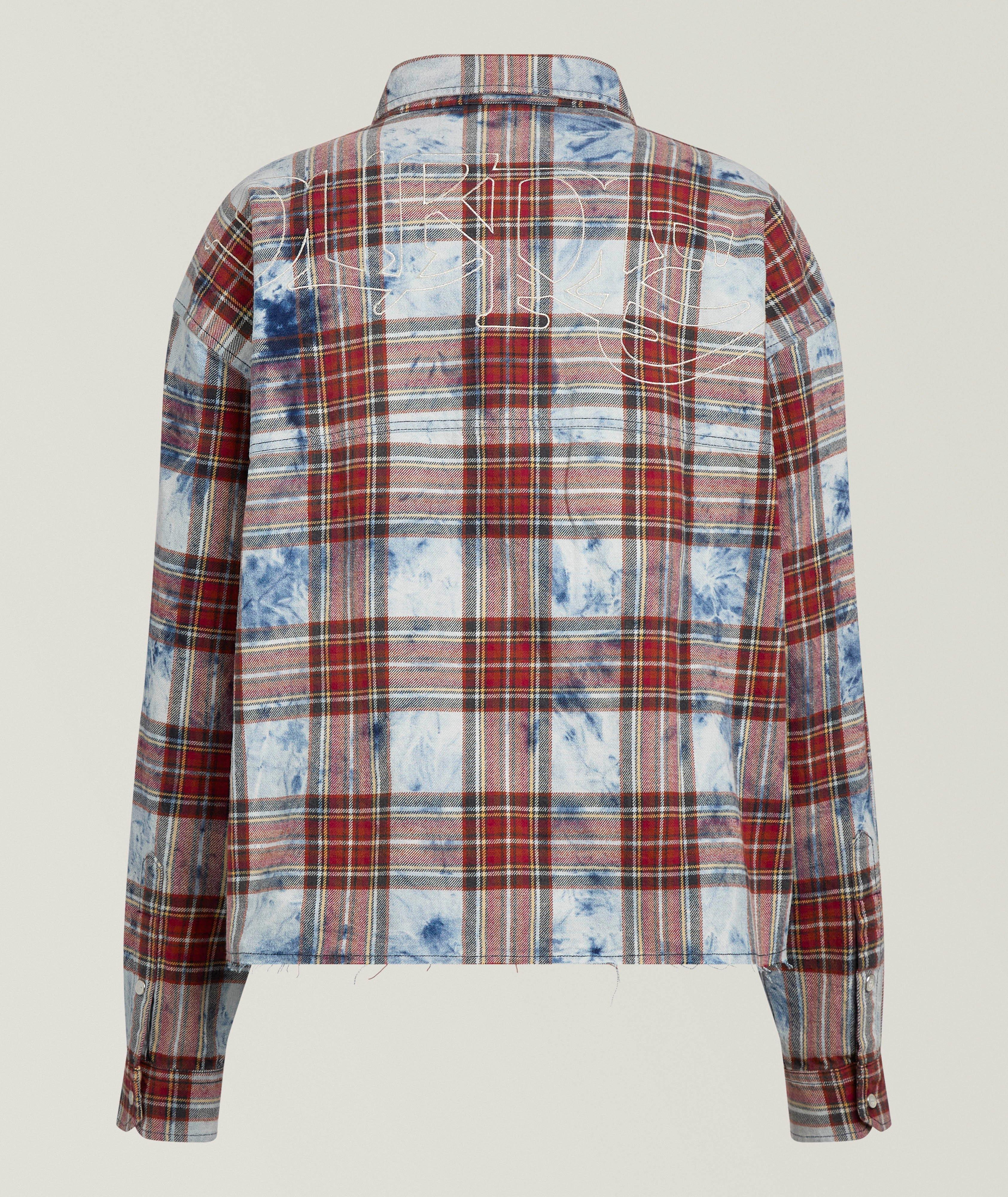 Plaid Logo-Embellished Shirt  image 1