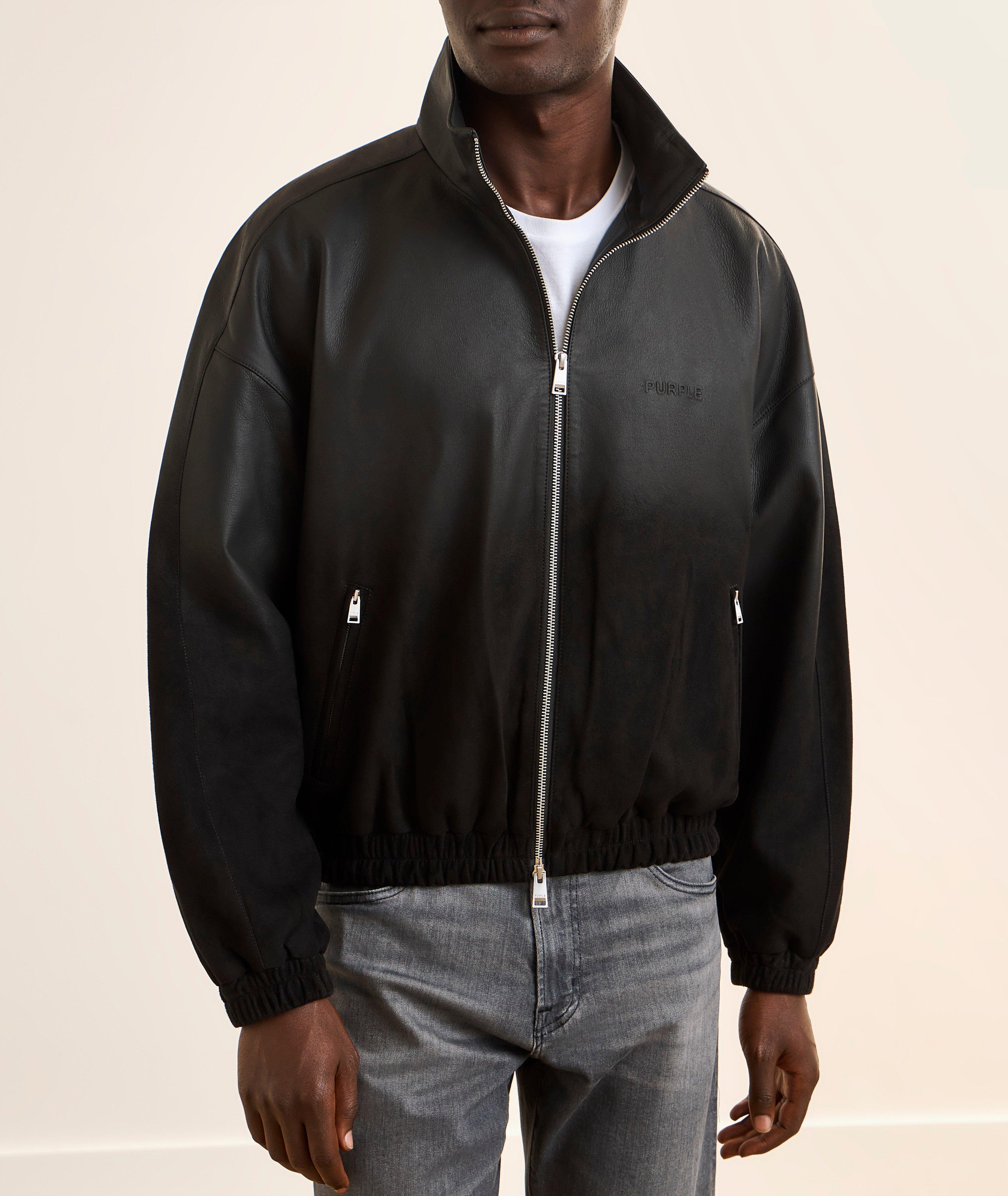 Veste de survêtement suède-cuir ombré image 1
