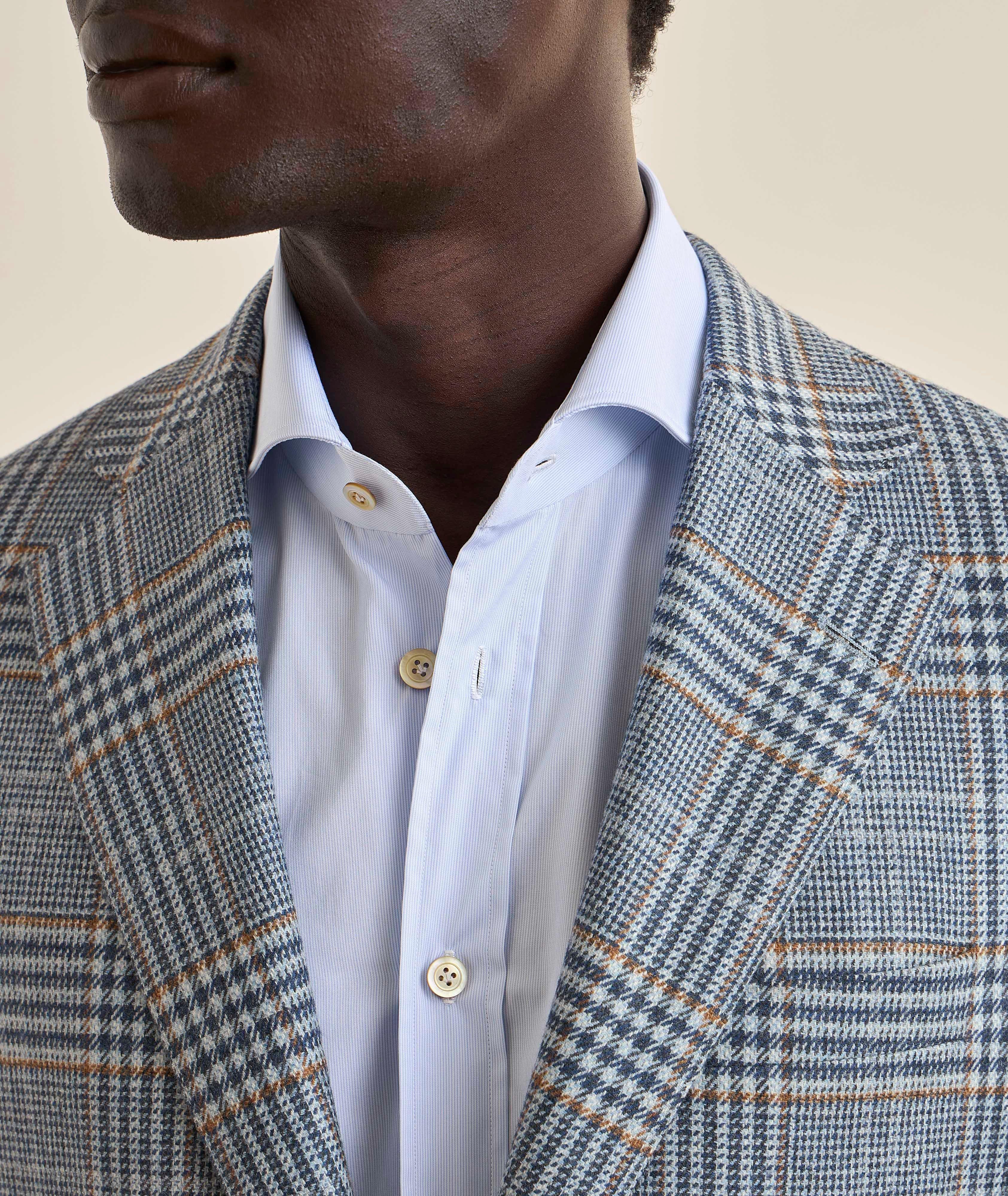 Supercanvas Checked Wool-Cashmere Sport Jacket image 3
