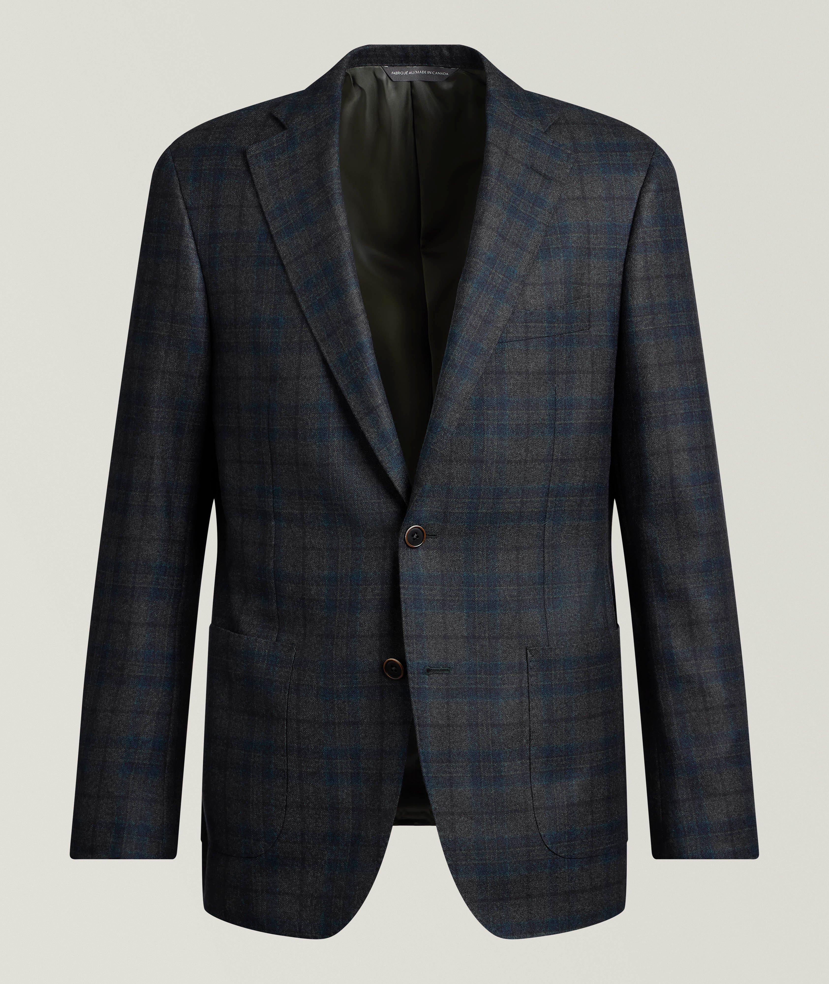 Samuelsohn Cosmo Checked Wool Sport Jacket