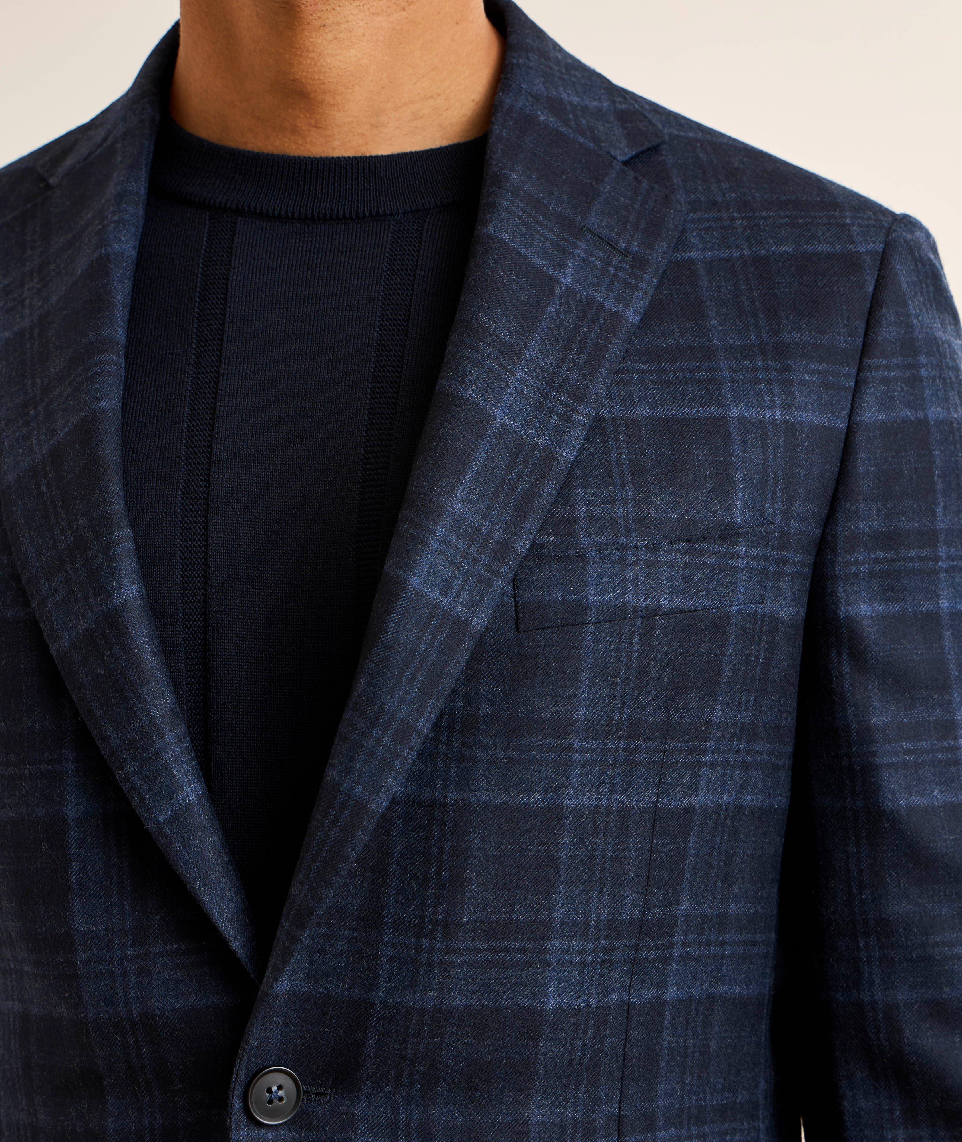 Cosmo Checked Wool Sport Jacket image 3