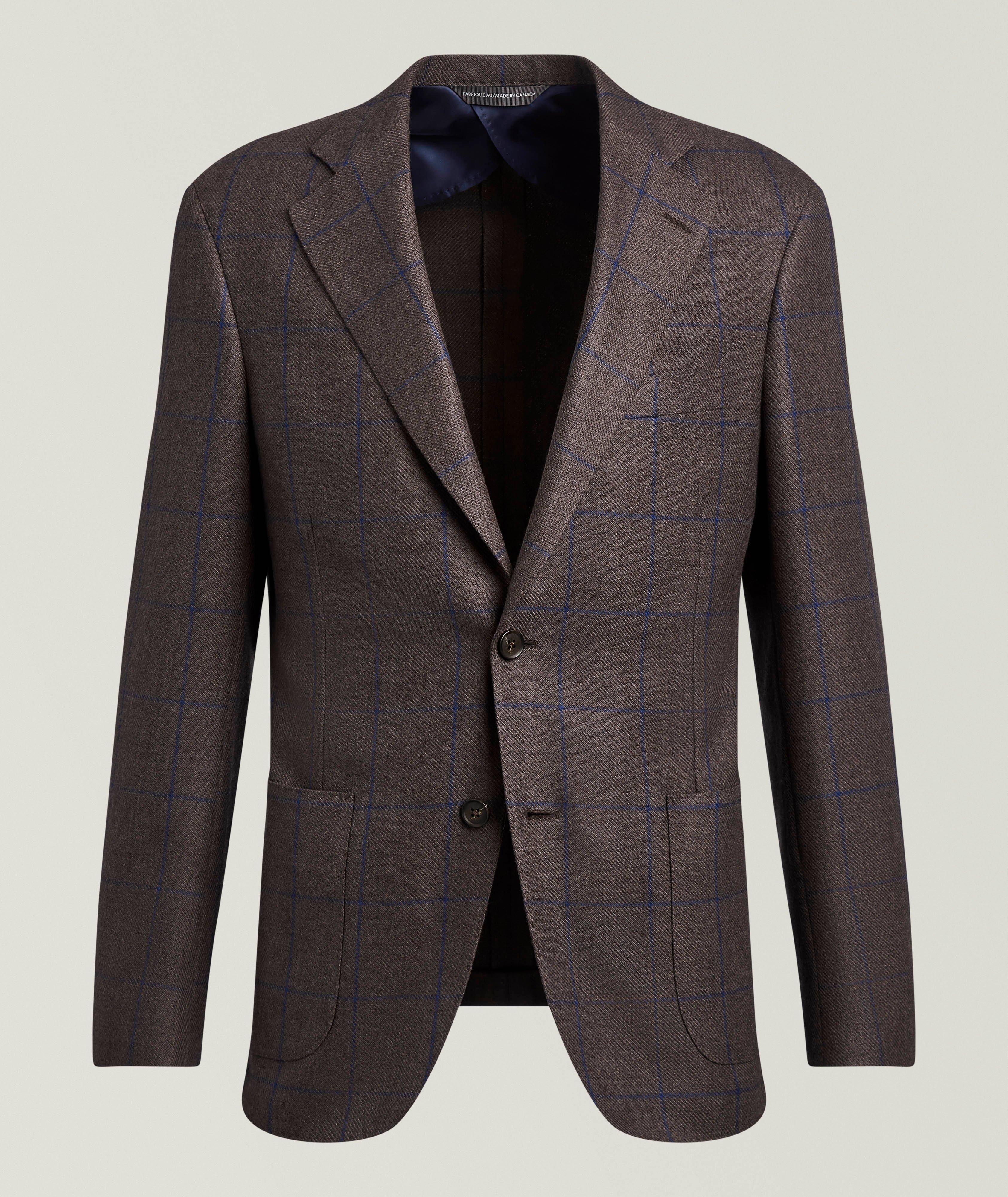 Supercanvas Windowpane Wool-Cashmere Sport Jacket image 0