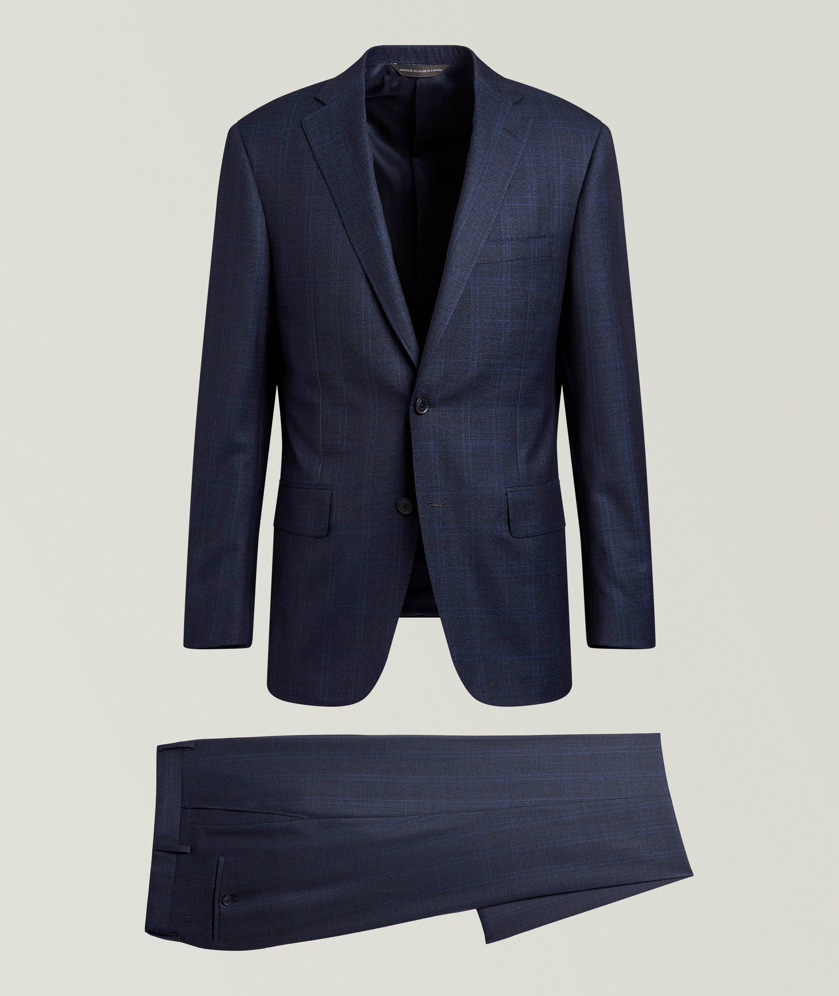 Samuelsohn Cosmo Tonal Check Wool Suit