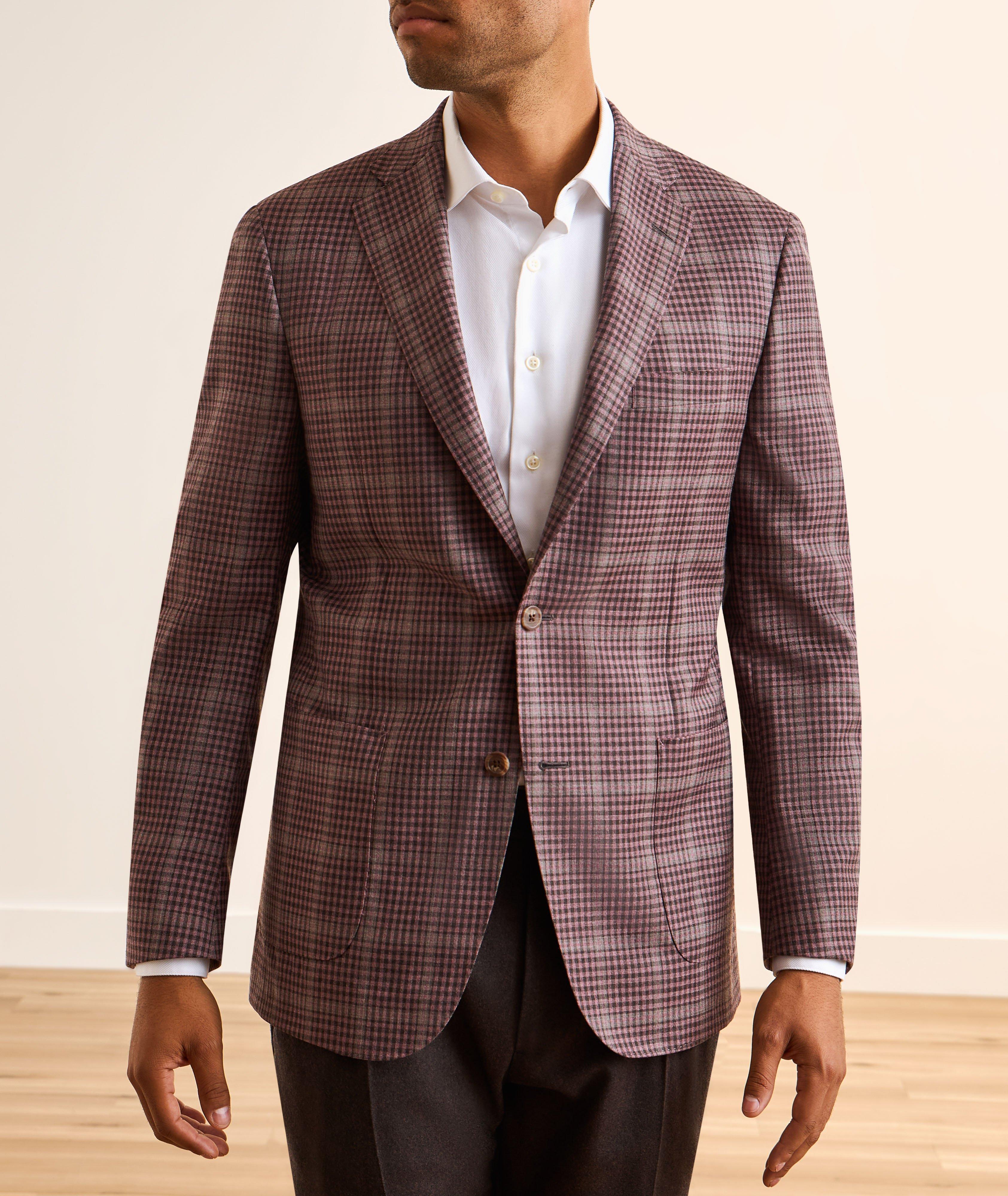 Cosmo Checked Wool Sport Jacket image 1