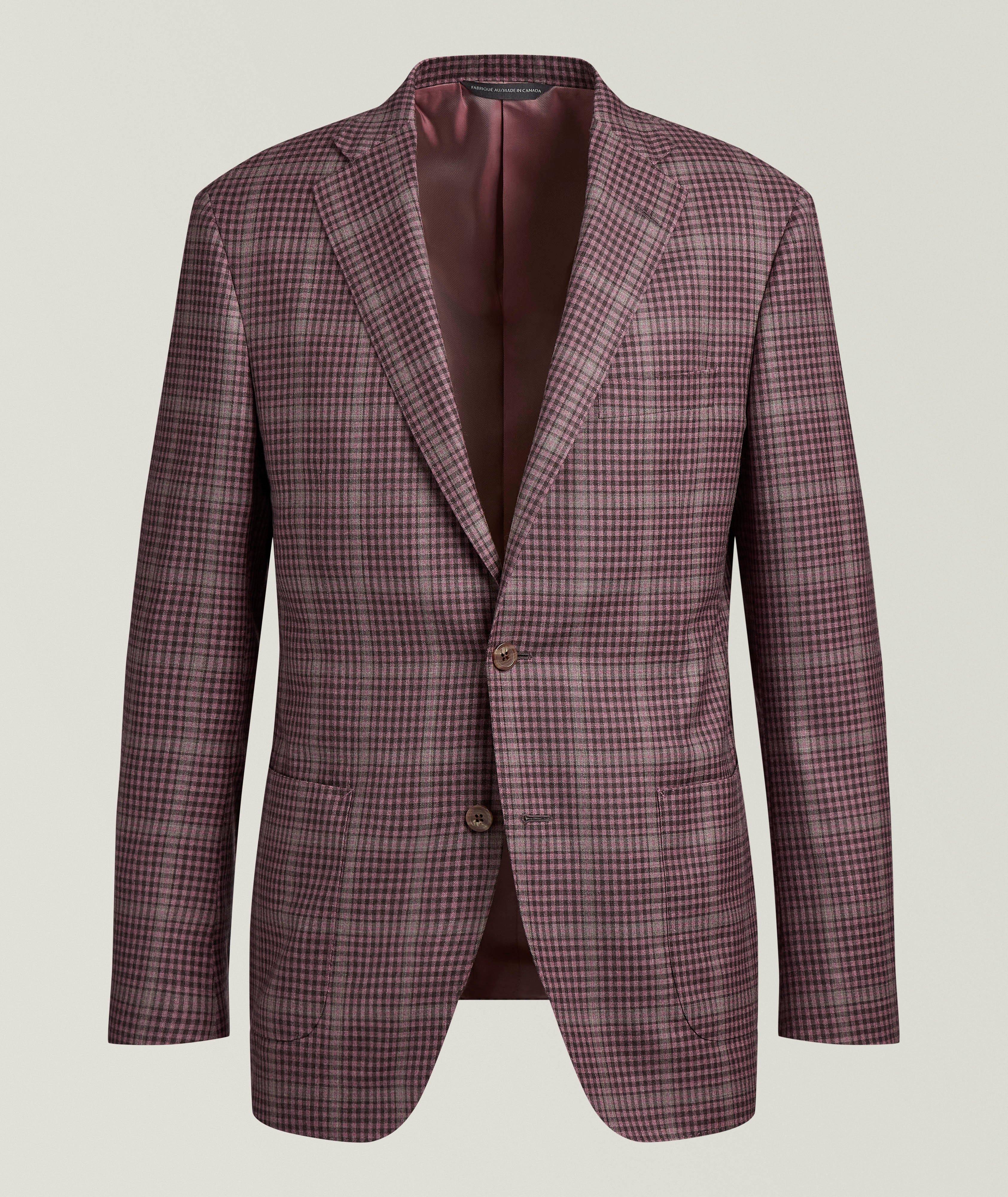 Samuelsohn Cosmo Checked Wool Sport Jacket