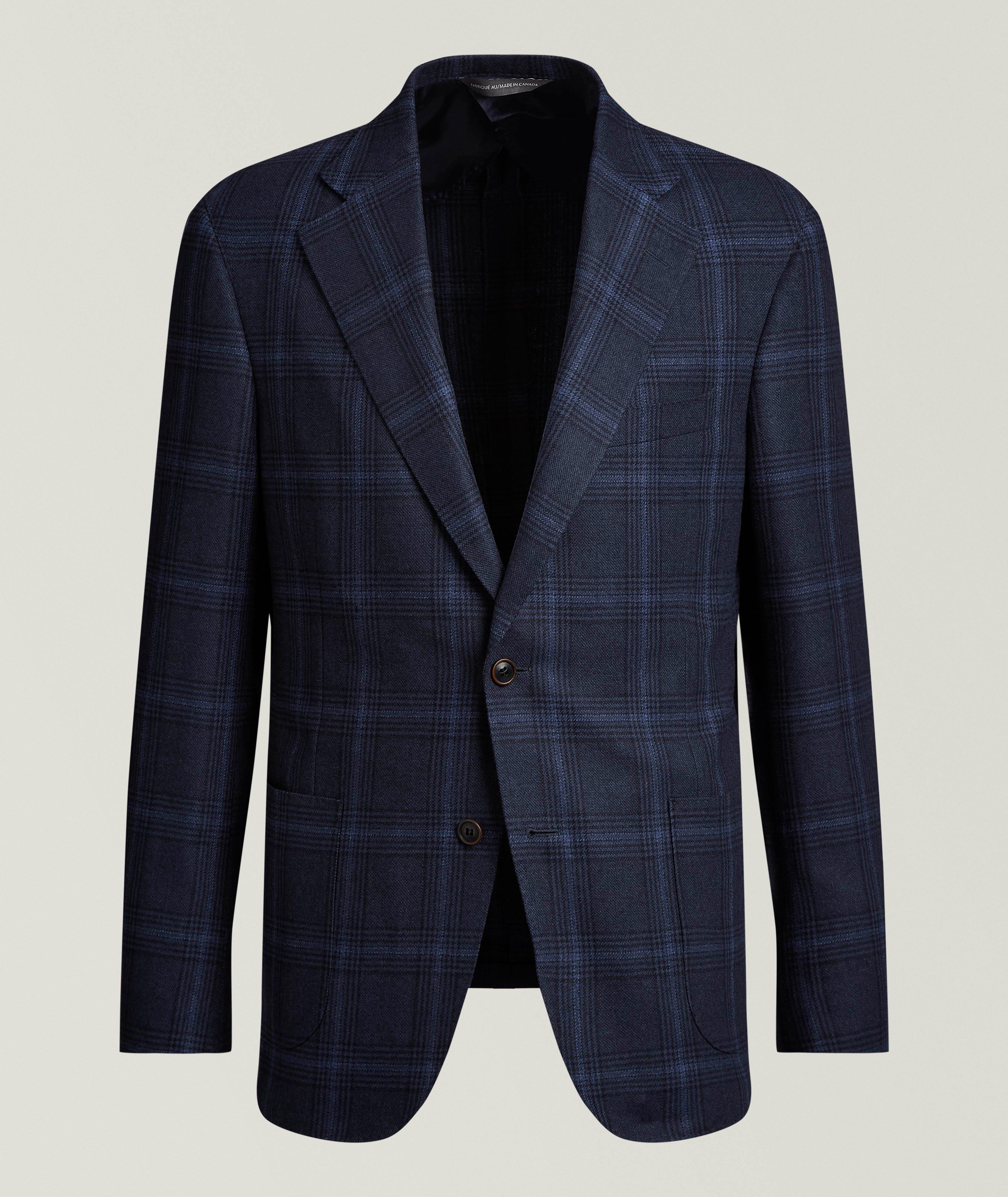 Samuelsohn Supercanvas Wool-Cashmere Sport Jacket
