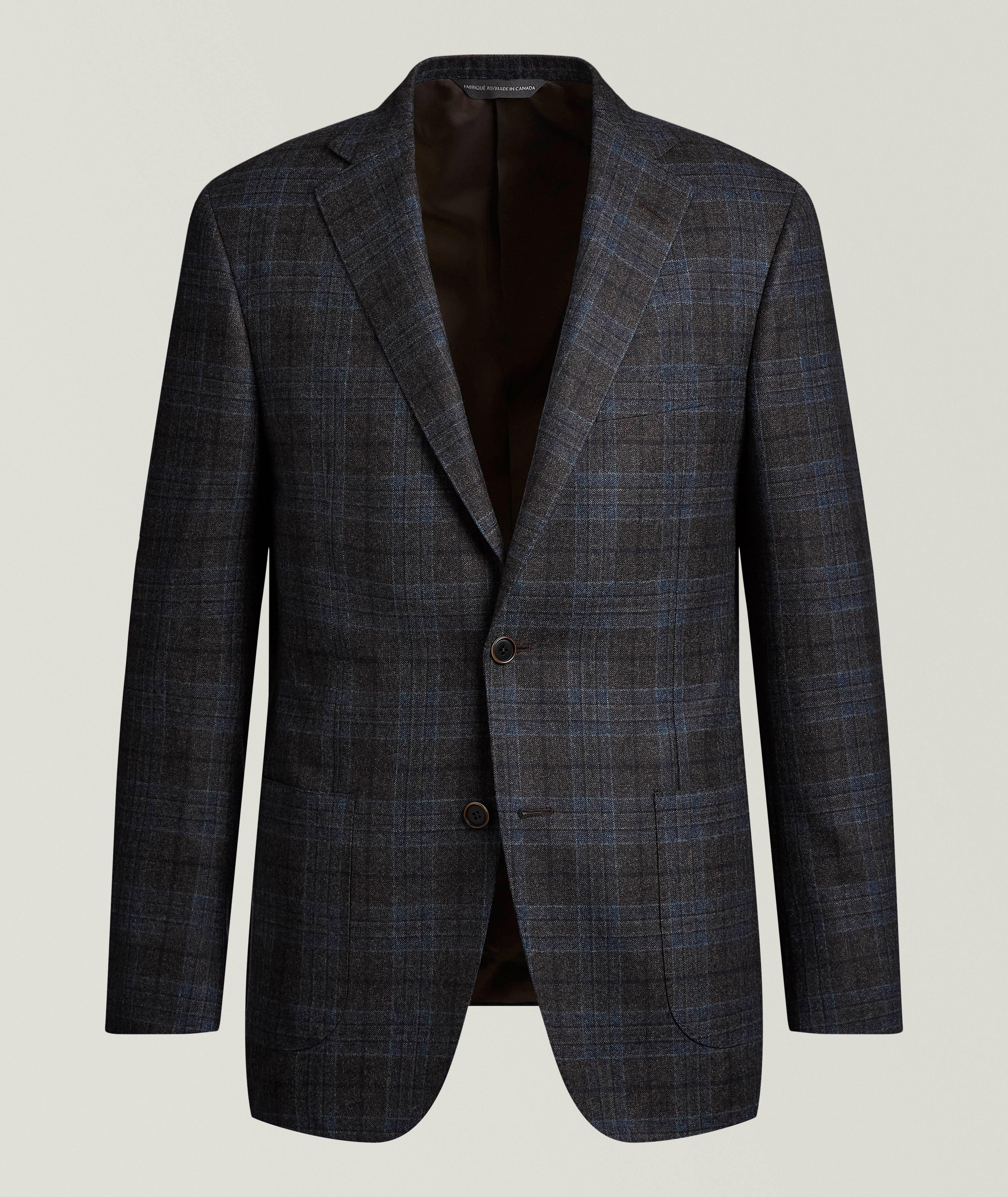 Samuelsohn Cosmo Checked Wool Sport Jacket